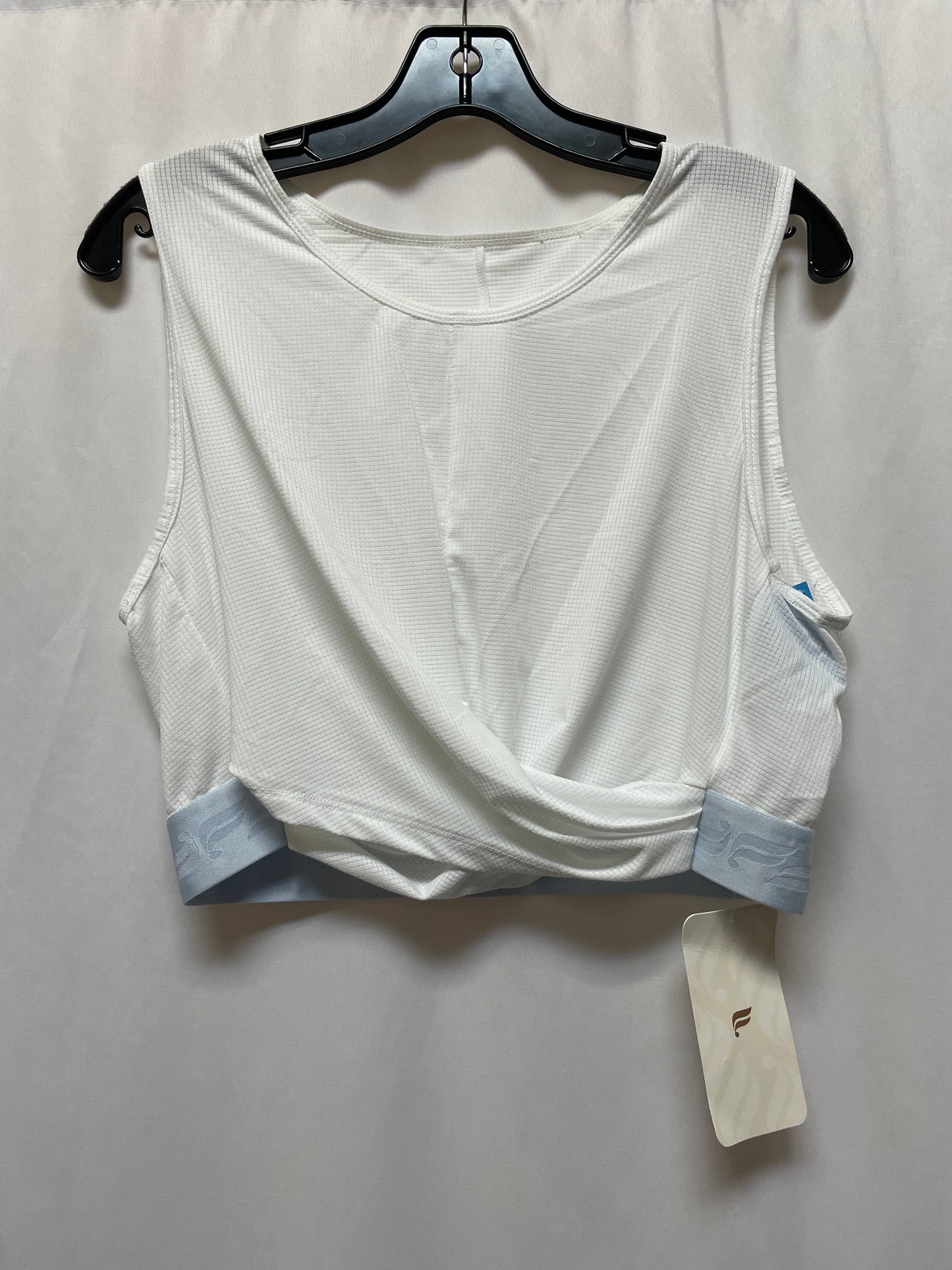 Athletic Tank Top By Fabletics In White, Size: Xl