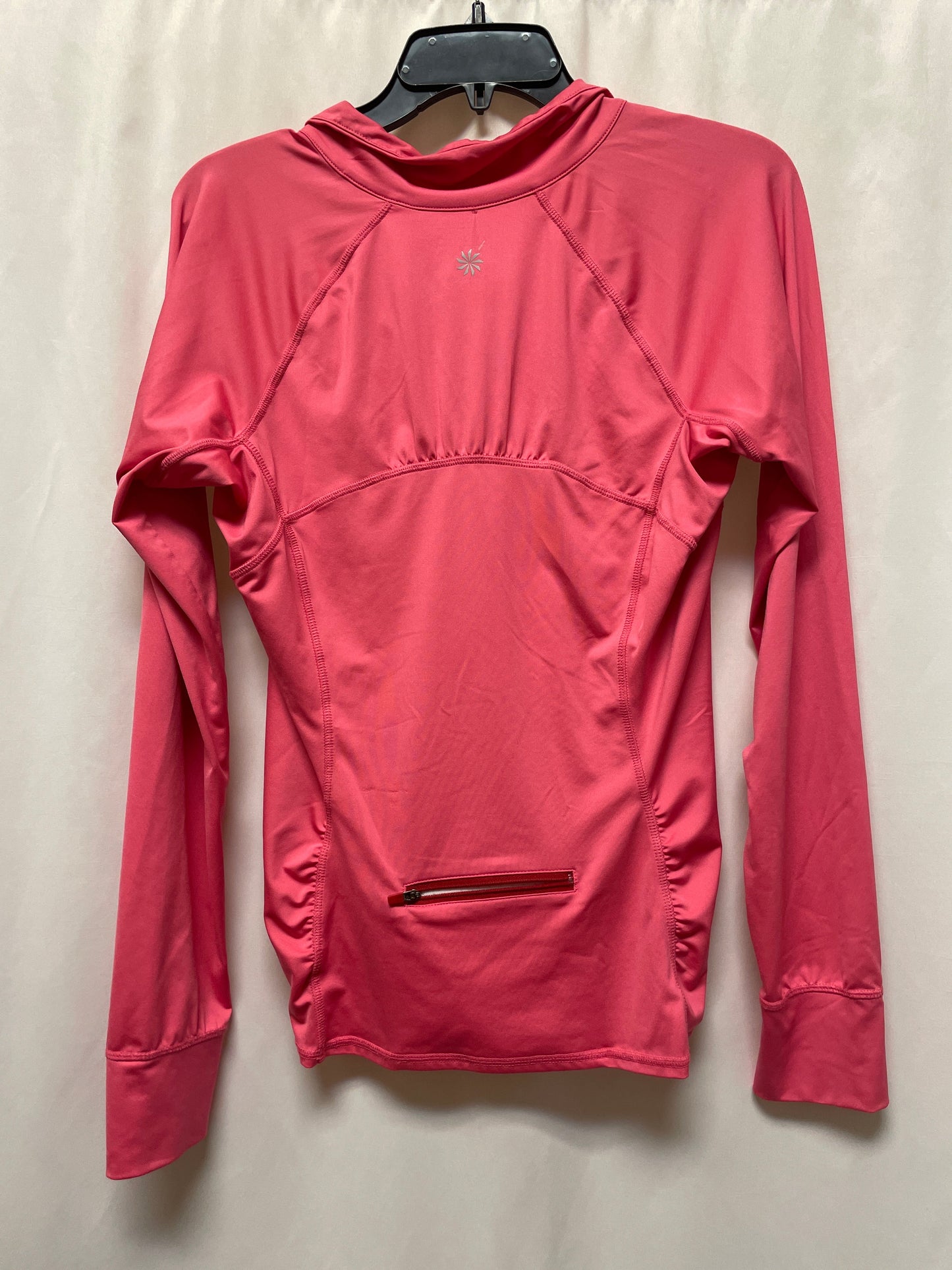 Athletic Top Long Sleeve Crewneck By Athleta In Pink, Size: M