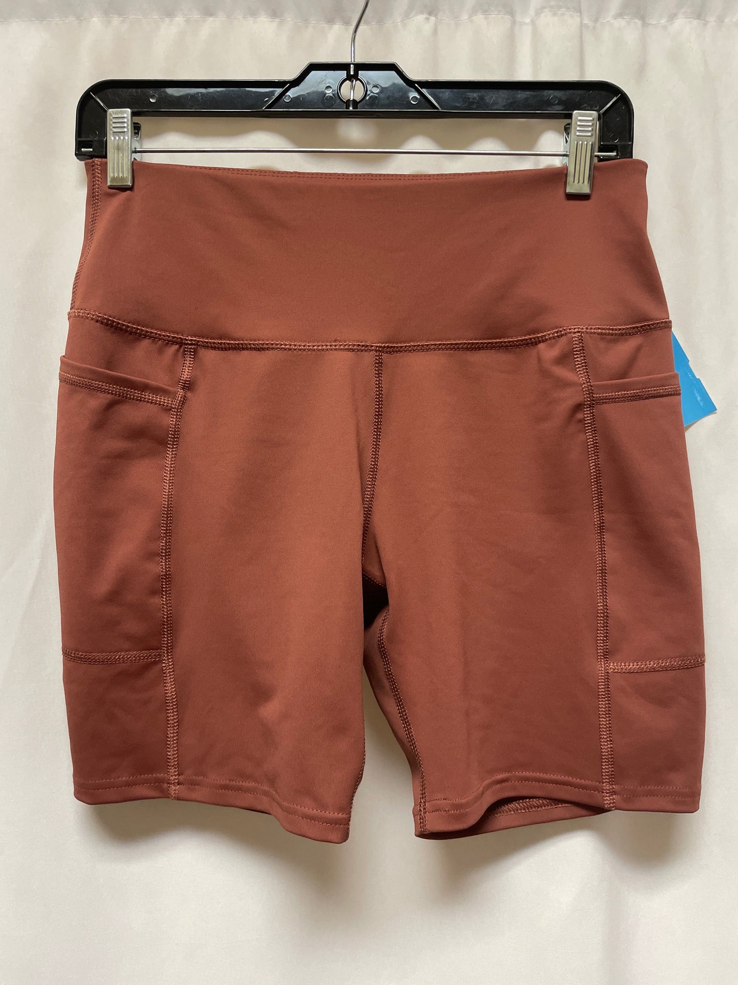 Athletic Shorts By Apana In Brown, Size: M