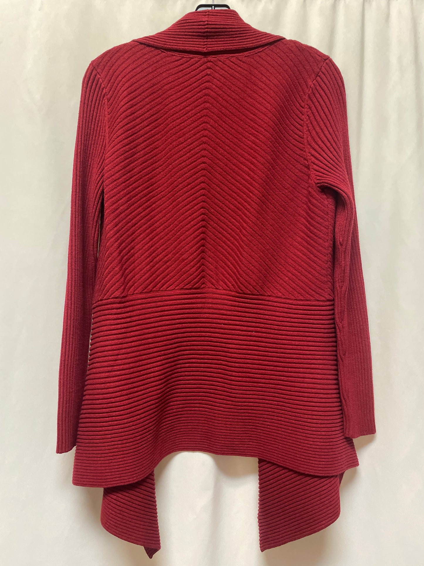 Sweater Cardigan By White House Black Market In Red, Size: M