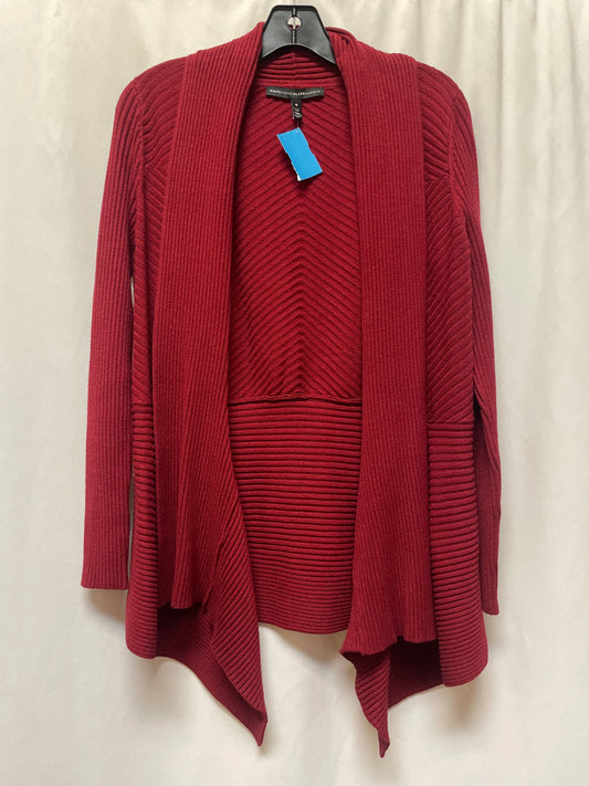 Sweater Cardigan By White House Black Market In Red, Size: M