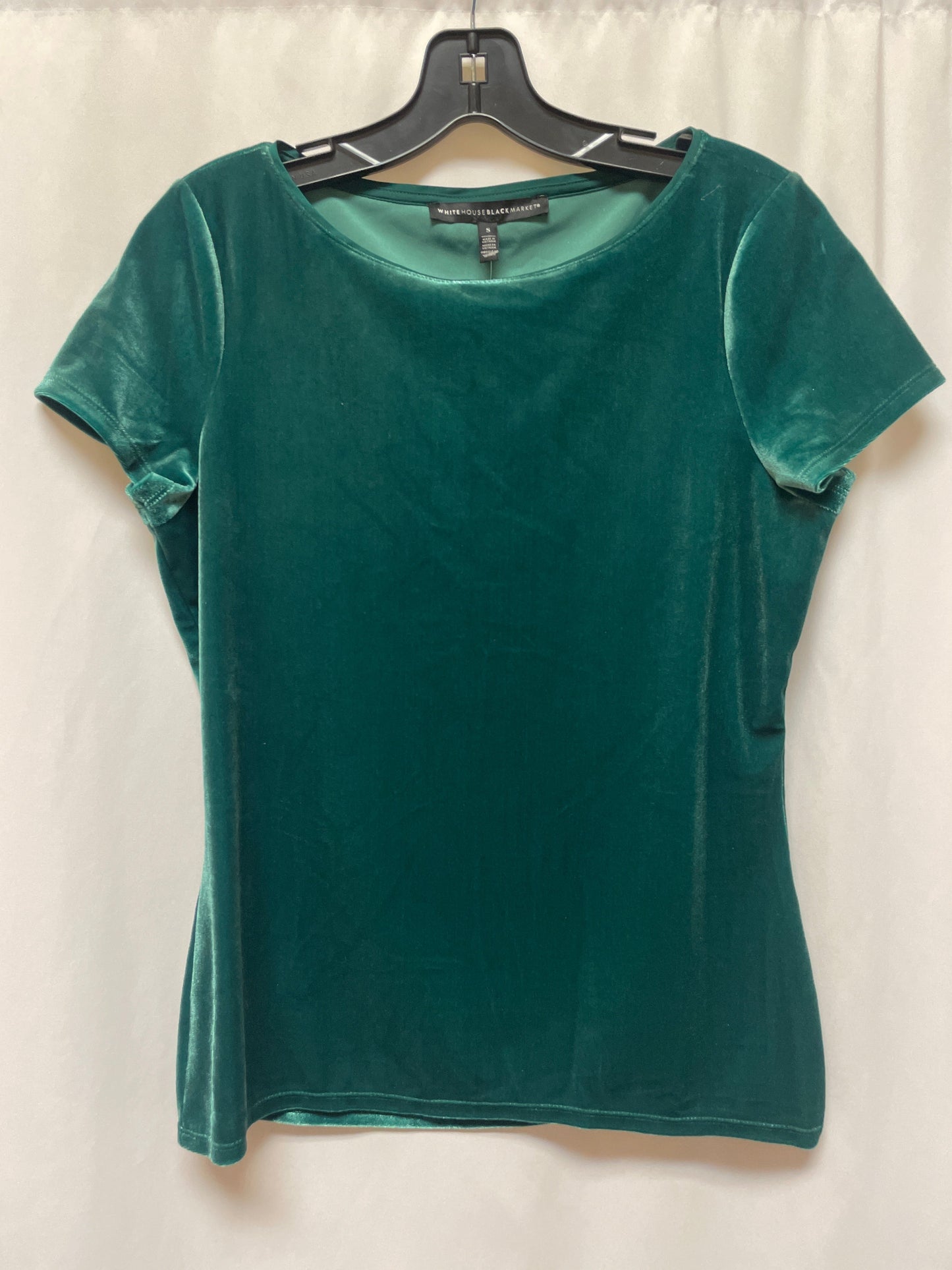 Top Short Sleeve By White House Black Market In Green, Size: S