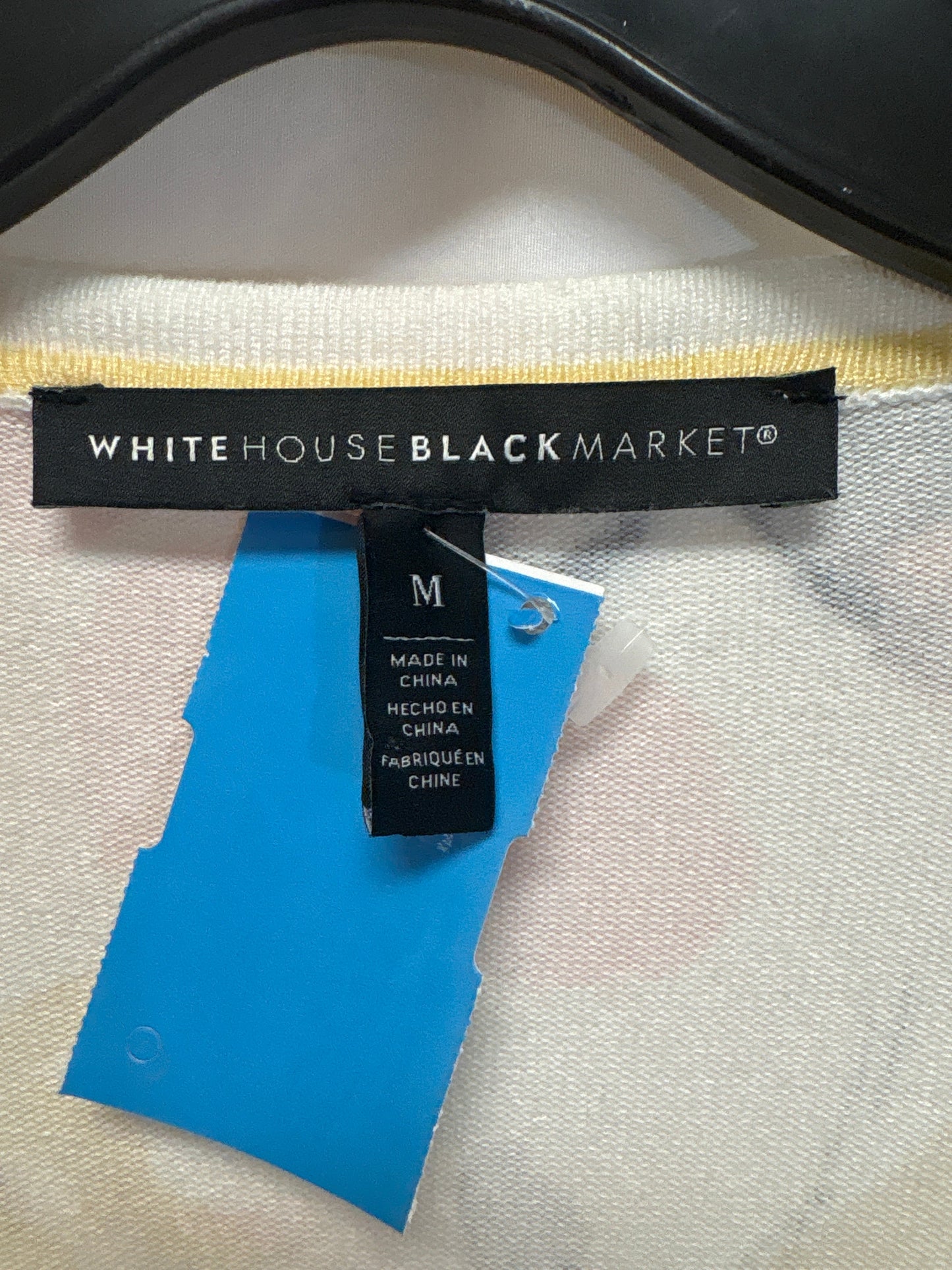 Top Long Sleeve By White House Black Market In White, Size: M