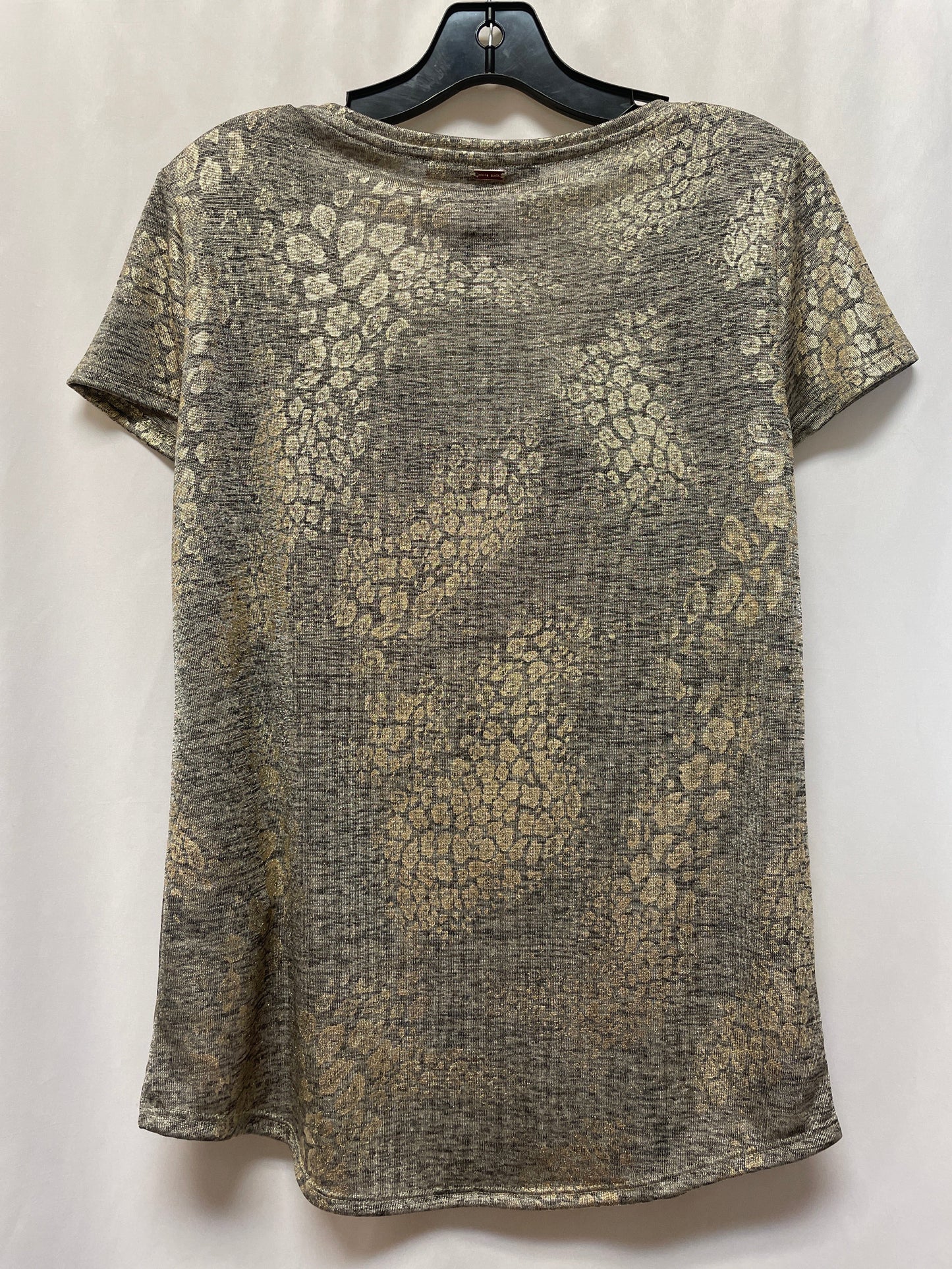 Top Short Sleeve By White House Black Market In Gold, Size: S