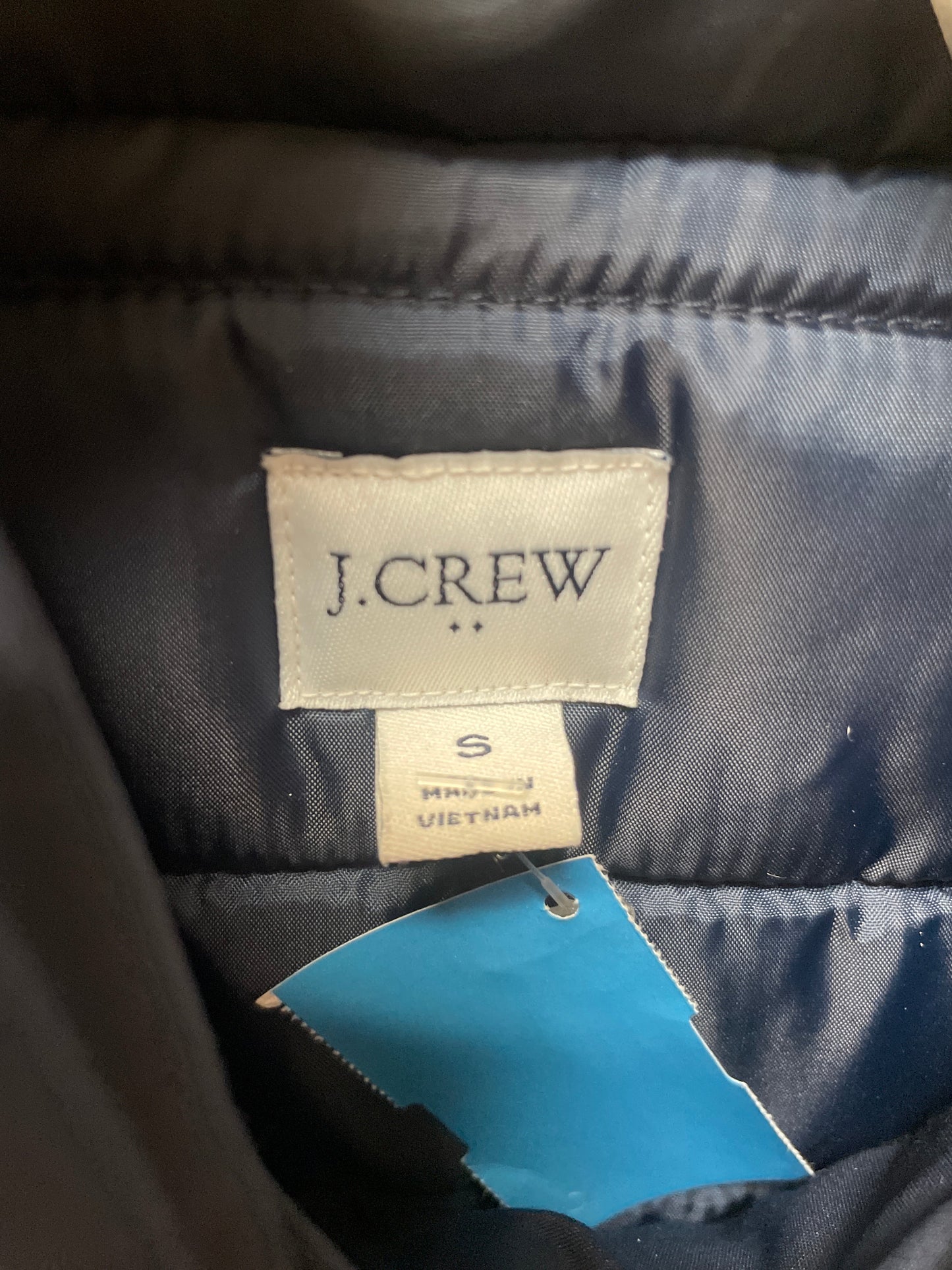 Coat Puffer & Quilted By J. Crew In Blue, Size: S