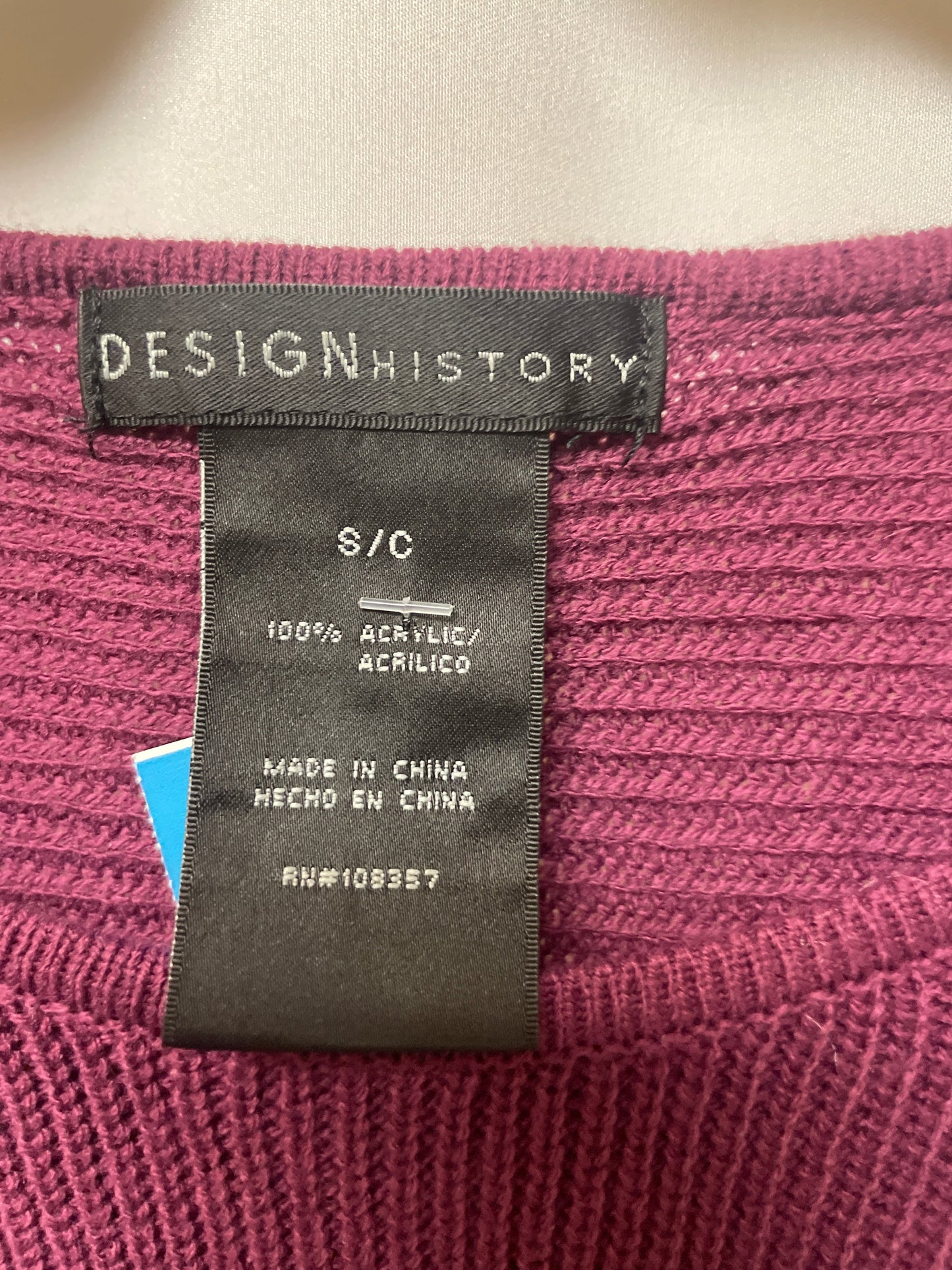 Sweater By Design History In Purple, Size: S