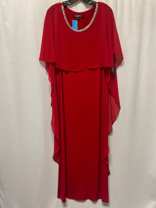 Dress Party Long By Glamour In Red, Size: M