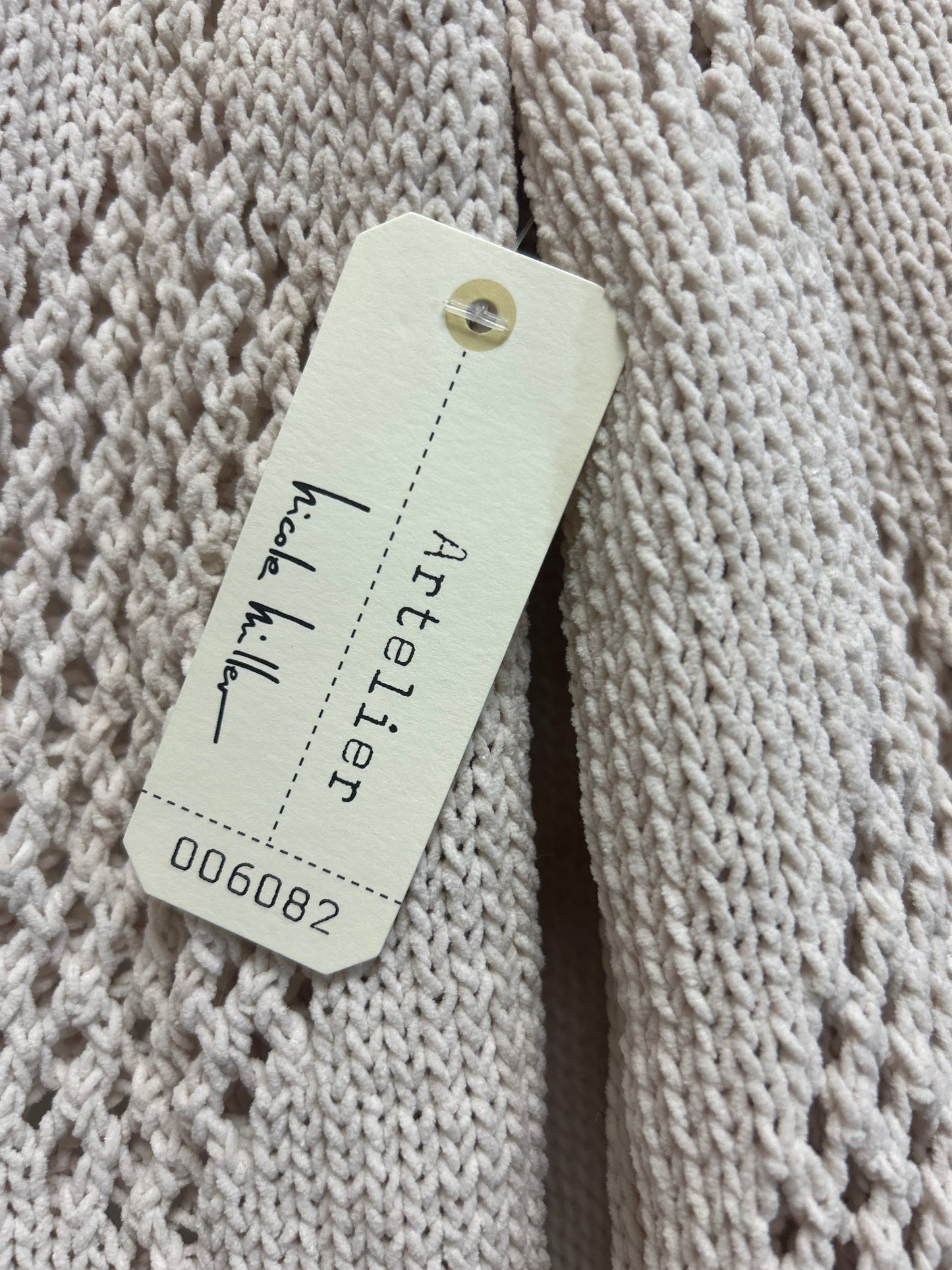 Sweater Cardigan By Nicole By Nicole Miller In Cream, Size: 1x