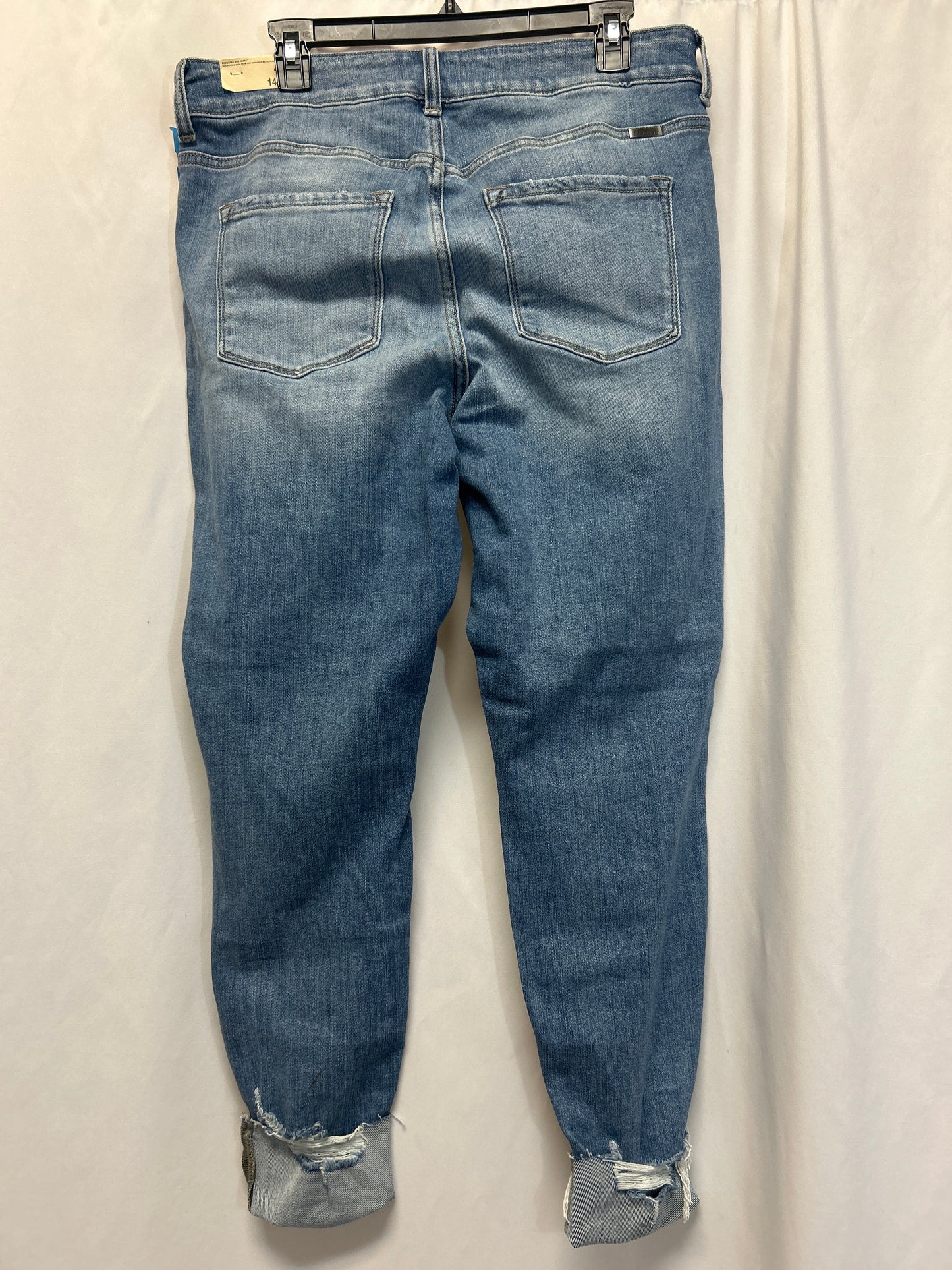 Jeans Skinny By Kancan In Blue Denim, Size: 14