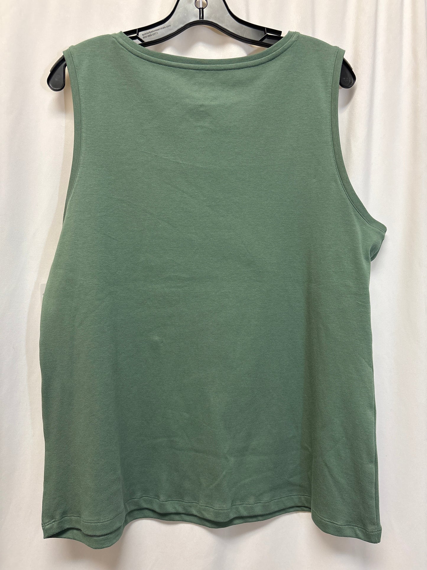 Tank Top By Croft And Barrow In Green, Size: Xl