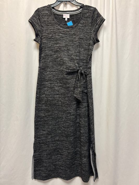 Dress Casual Midi By Talbots In Grey, Size: Mp