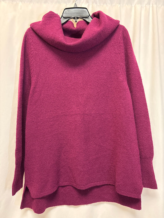 Sweater By Dkny In Purple, Size: Xl