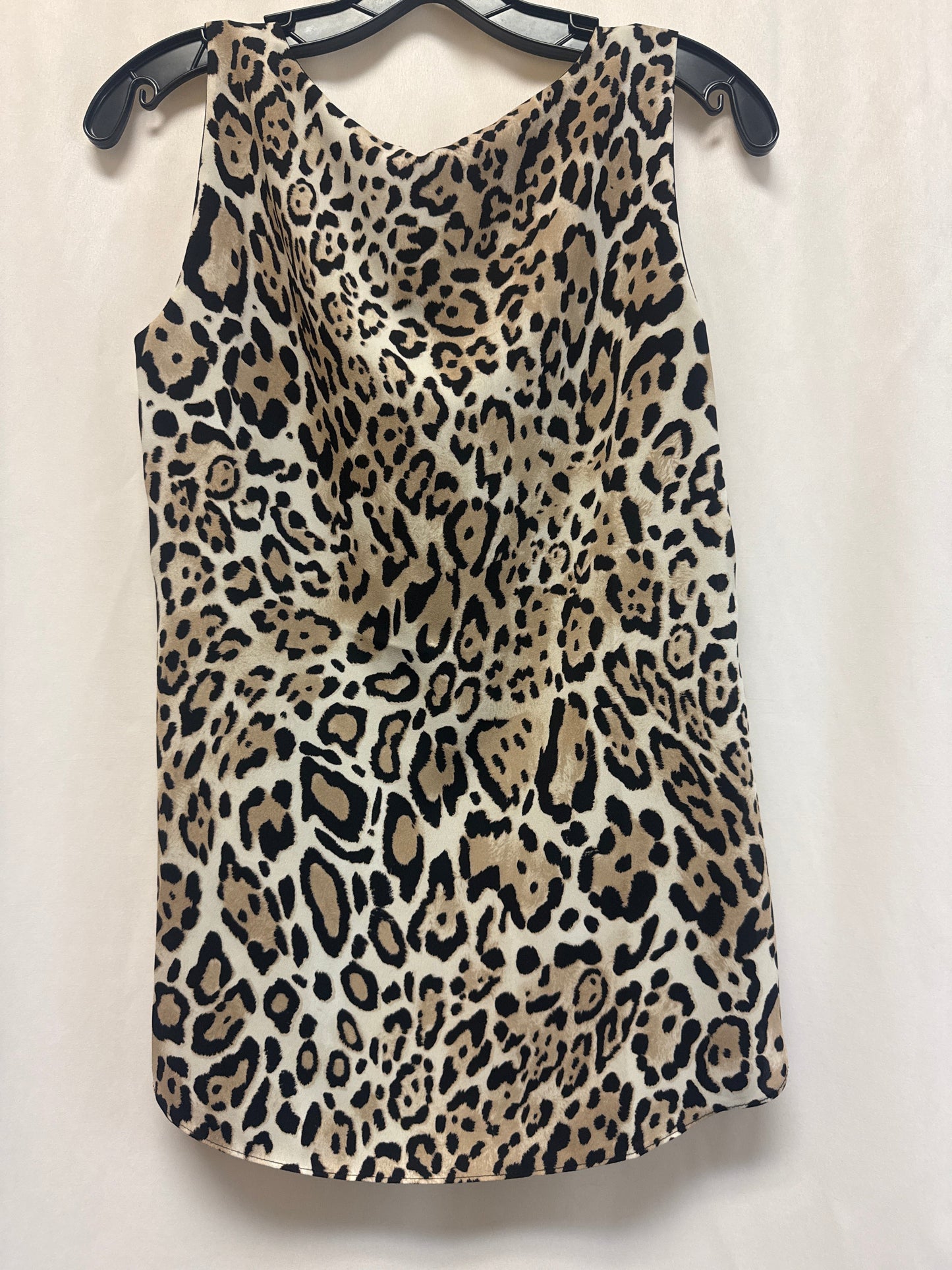 Top Sleeveless By Chicos In Animal Print, Size: S