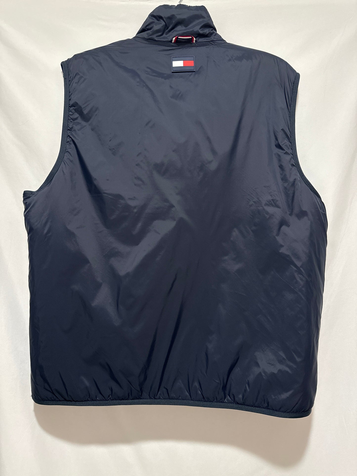 Vest Puffer & Quilted By Tommy Hilfiger In Blue, Size: L