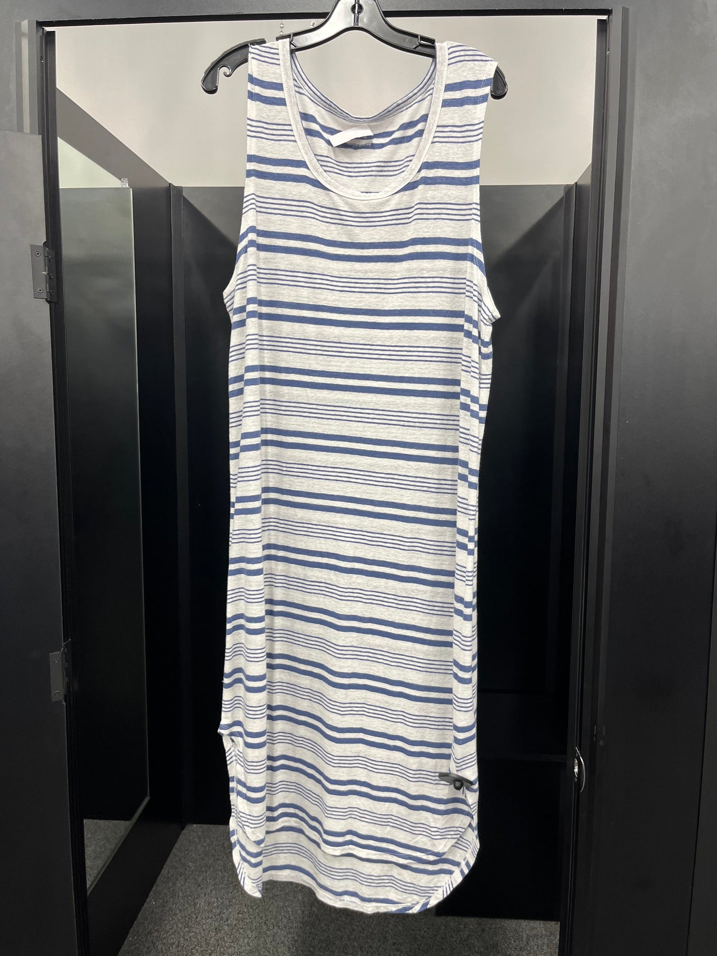 Striped Dress Casual Midi Aerie, Size 2x