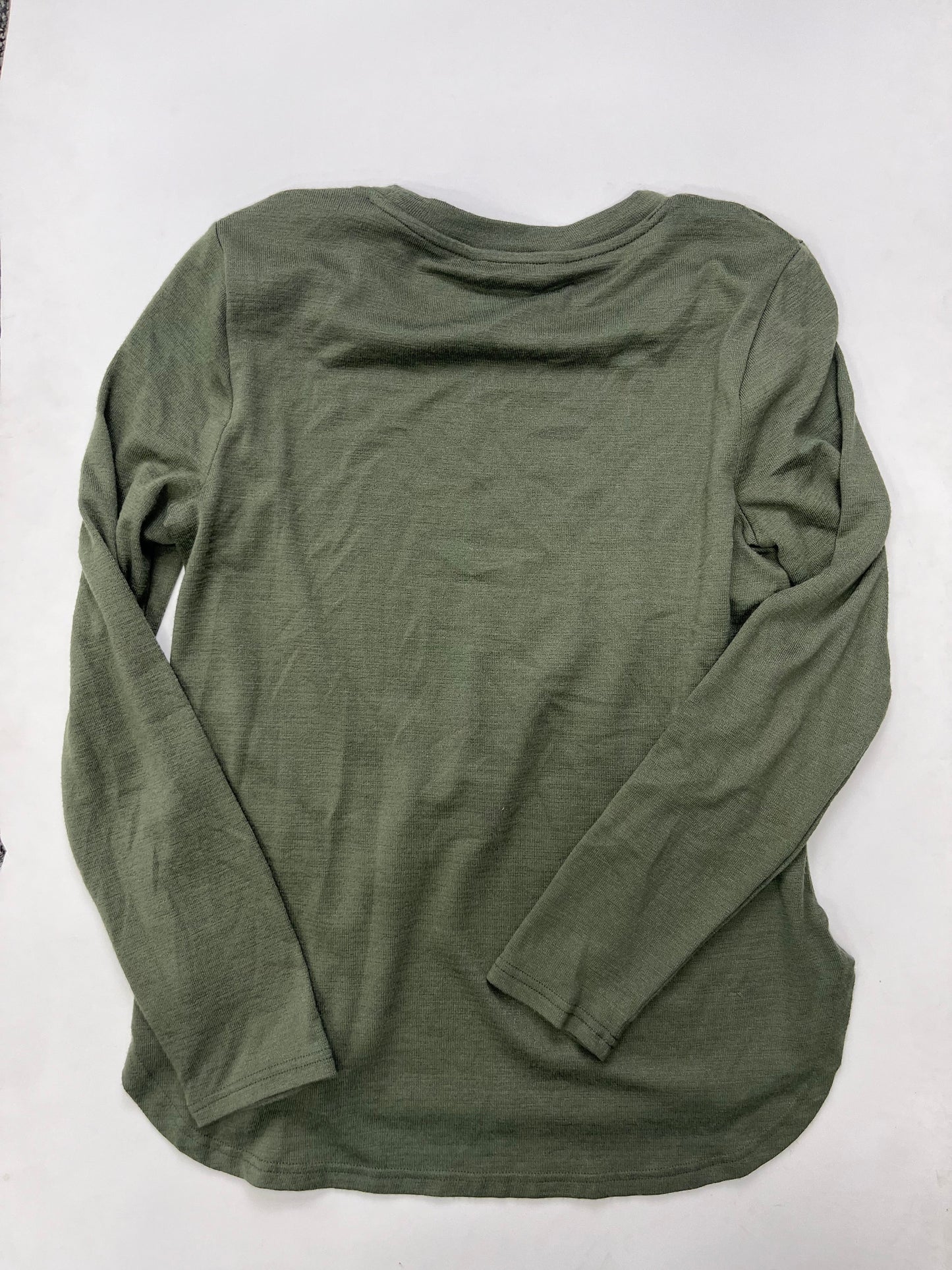 Green Top Long Sleeve Banana Republic O, Size M