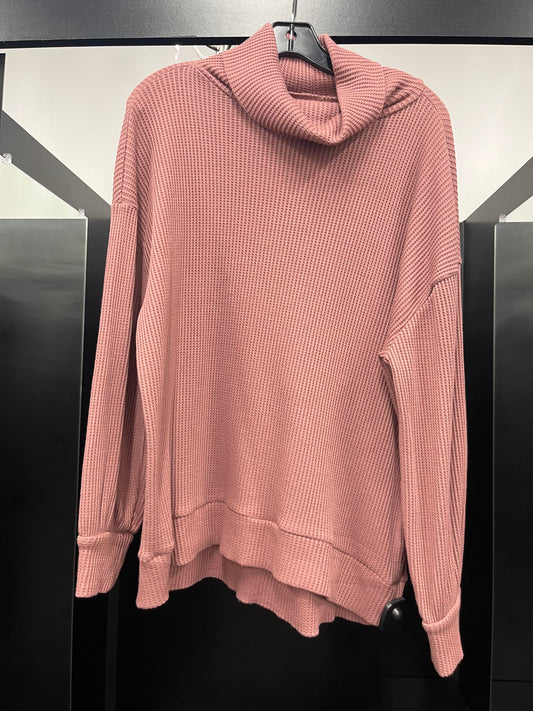 Top Long Sleeve By Gap In Rose, Size: M