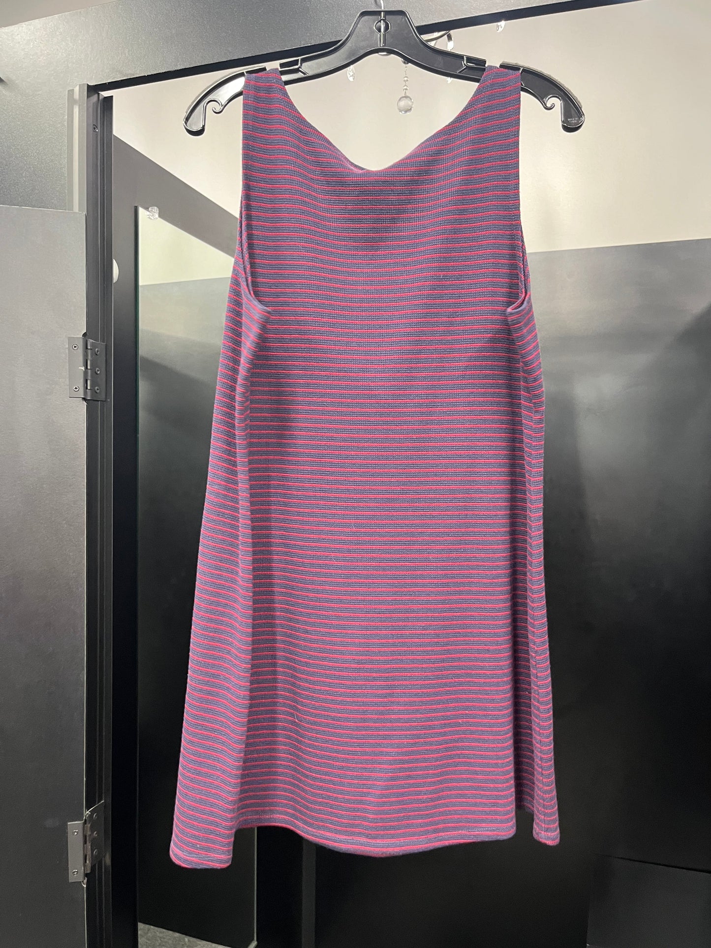 Striped Tunic Sleeveless Logo, Size 1x