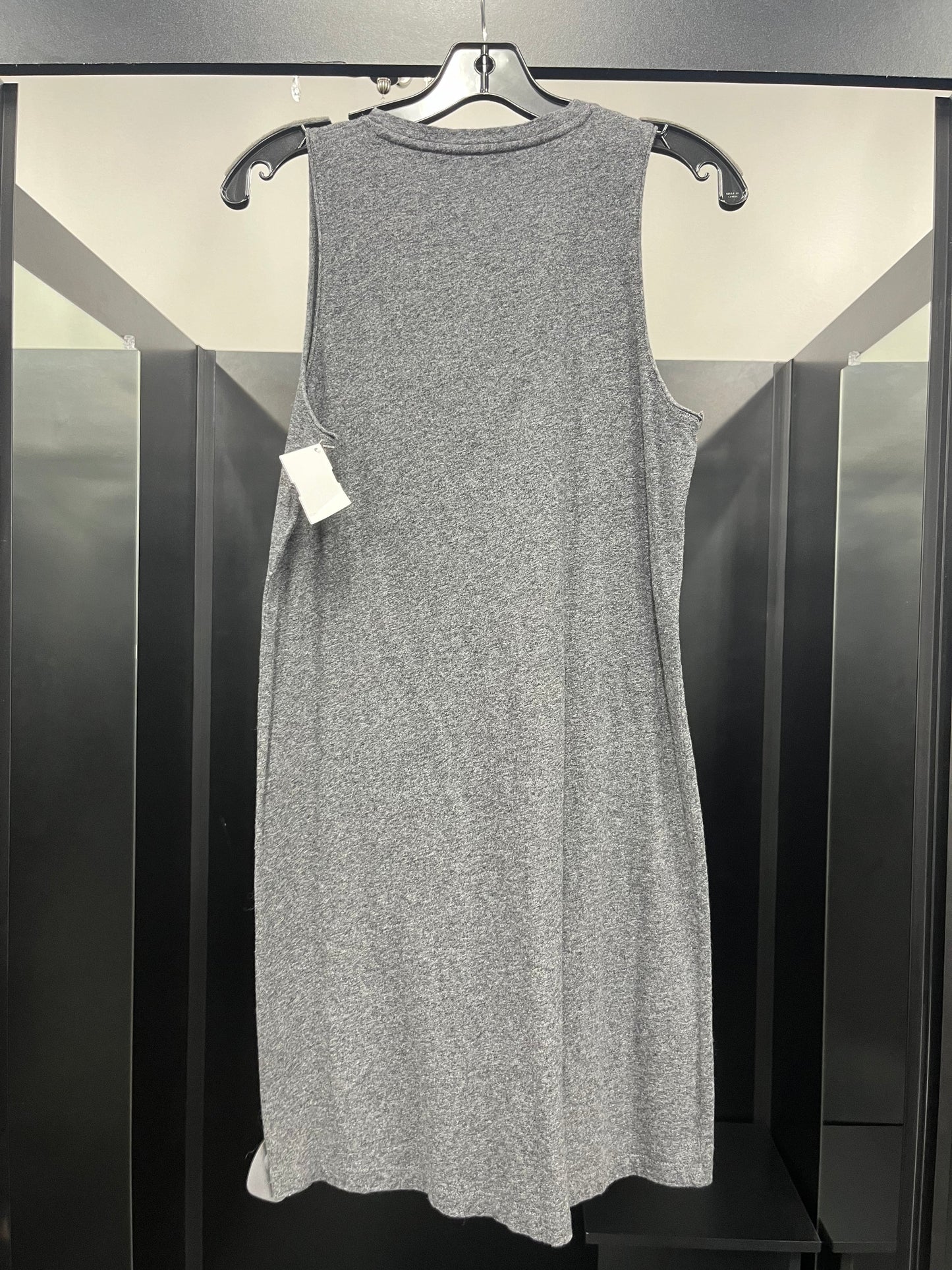 Grey Dress Casual Midi Madewell, Size S