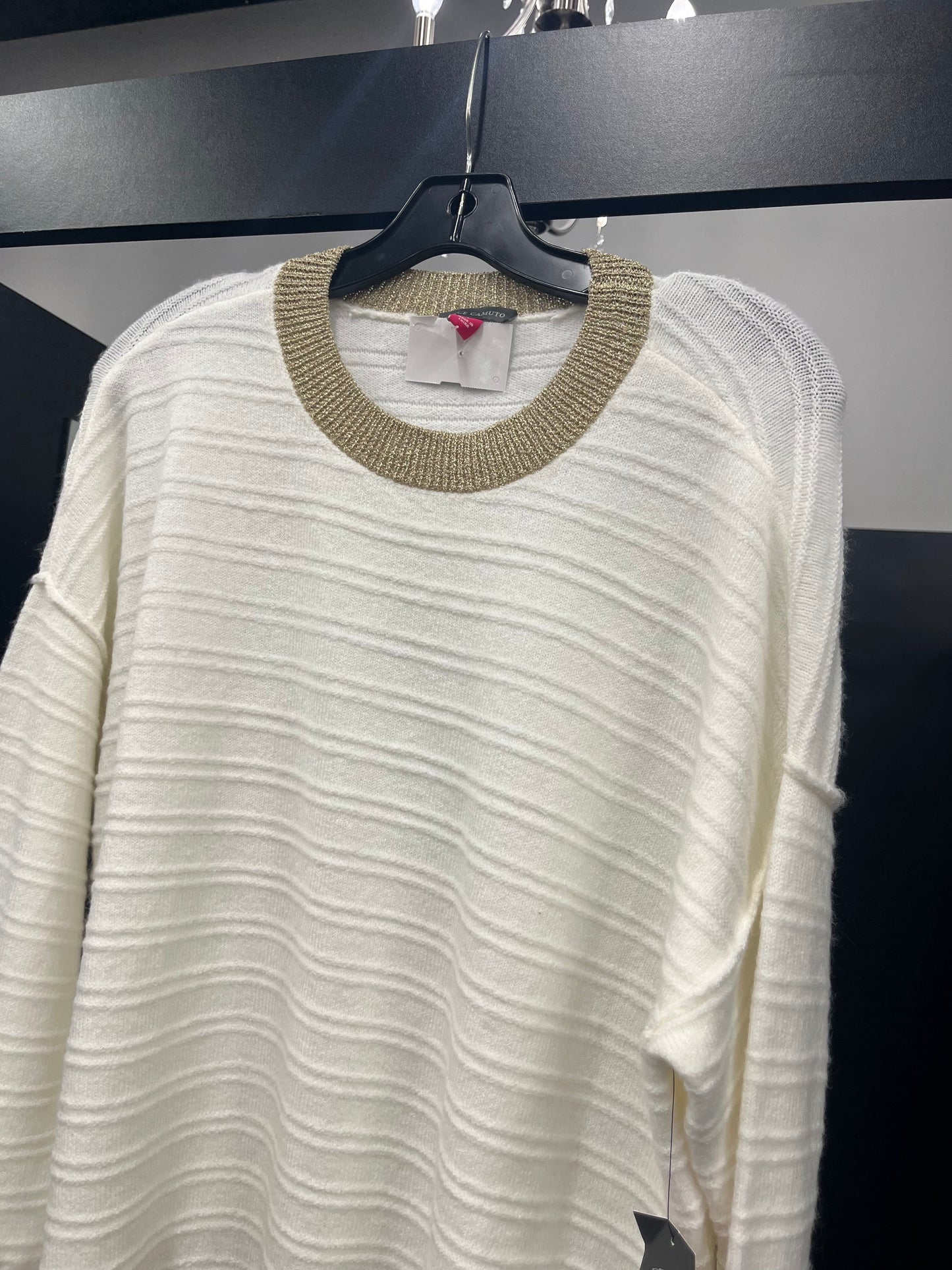 Sweater By Vince Camuto In Cream, Size: S