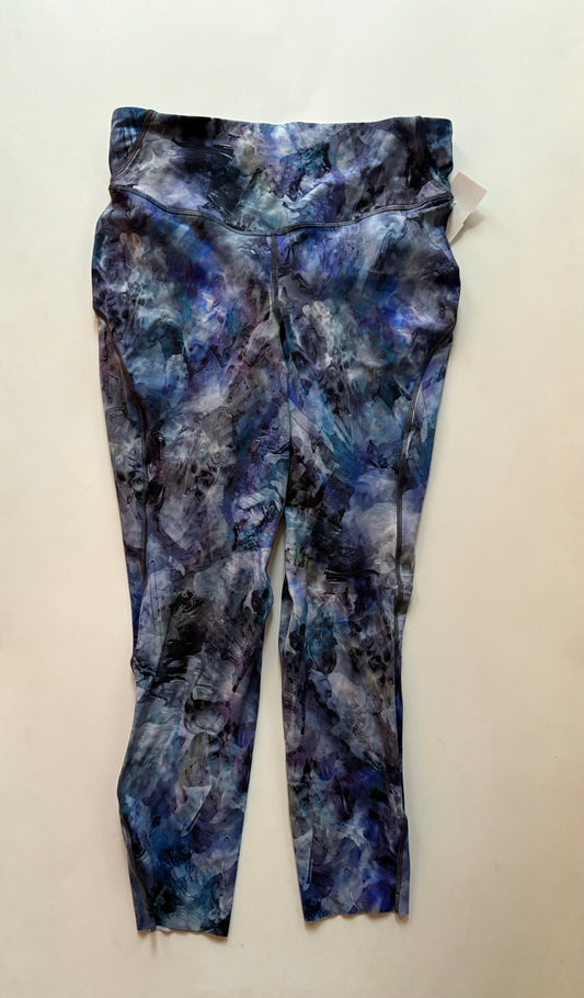 Athletic Leggings By Lululemon In Multi-colored, Size: M