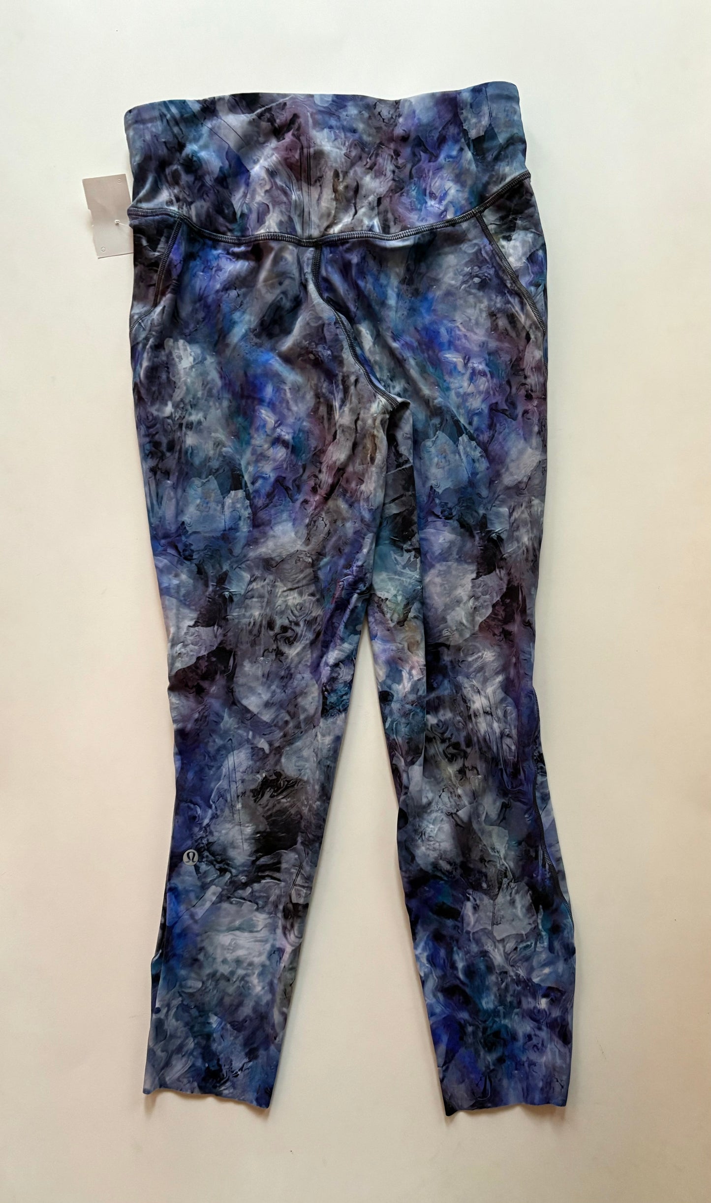 Athletic Leggings By Lululemon In Multi-colored, Size: M