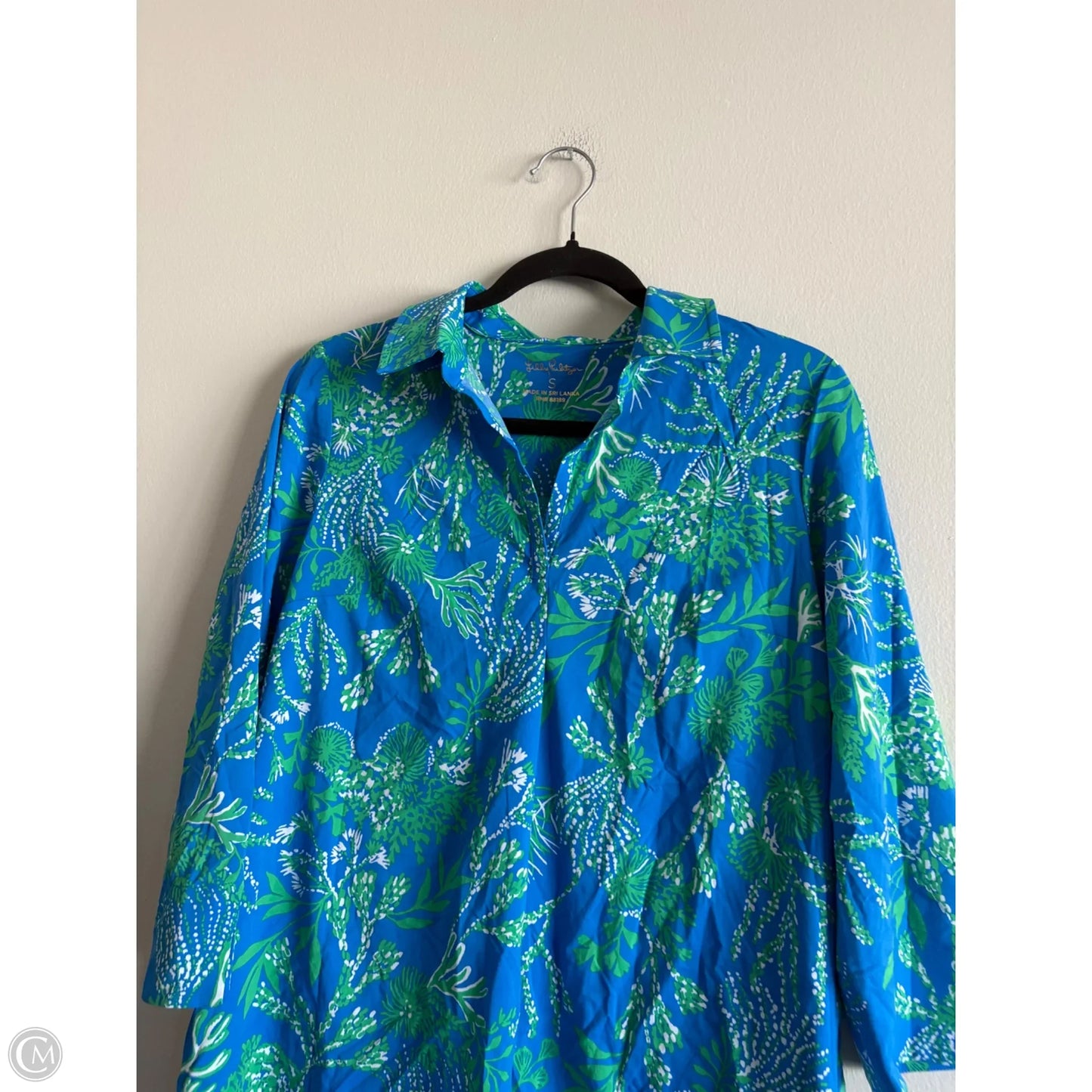Dress Work By Lilly Pulitzer In Blue Green, Size: S