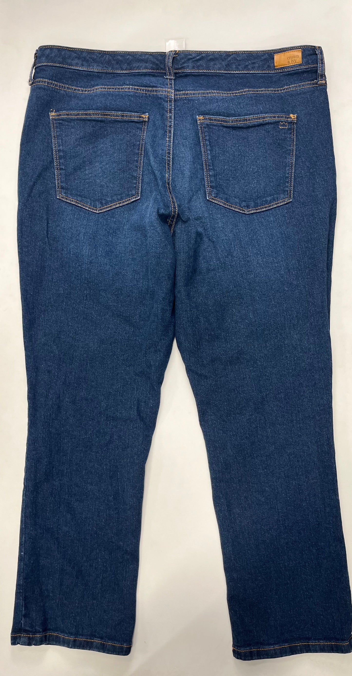 Denim Jeans Straight Crown And Ivy, Size 18