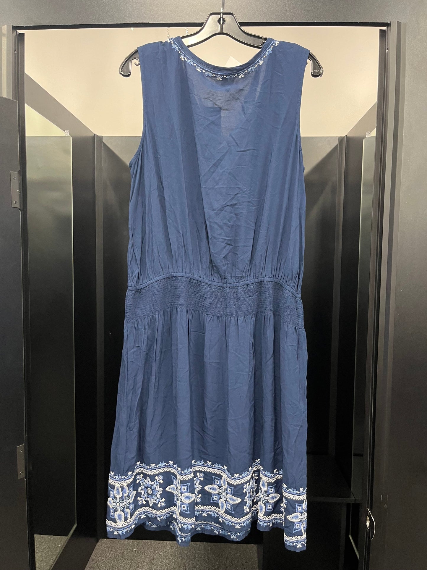 Blue Dress Casual Midi J Jill NWT, Size 1x