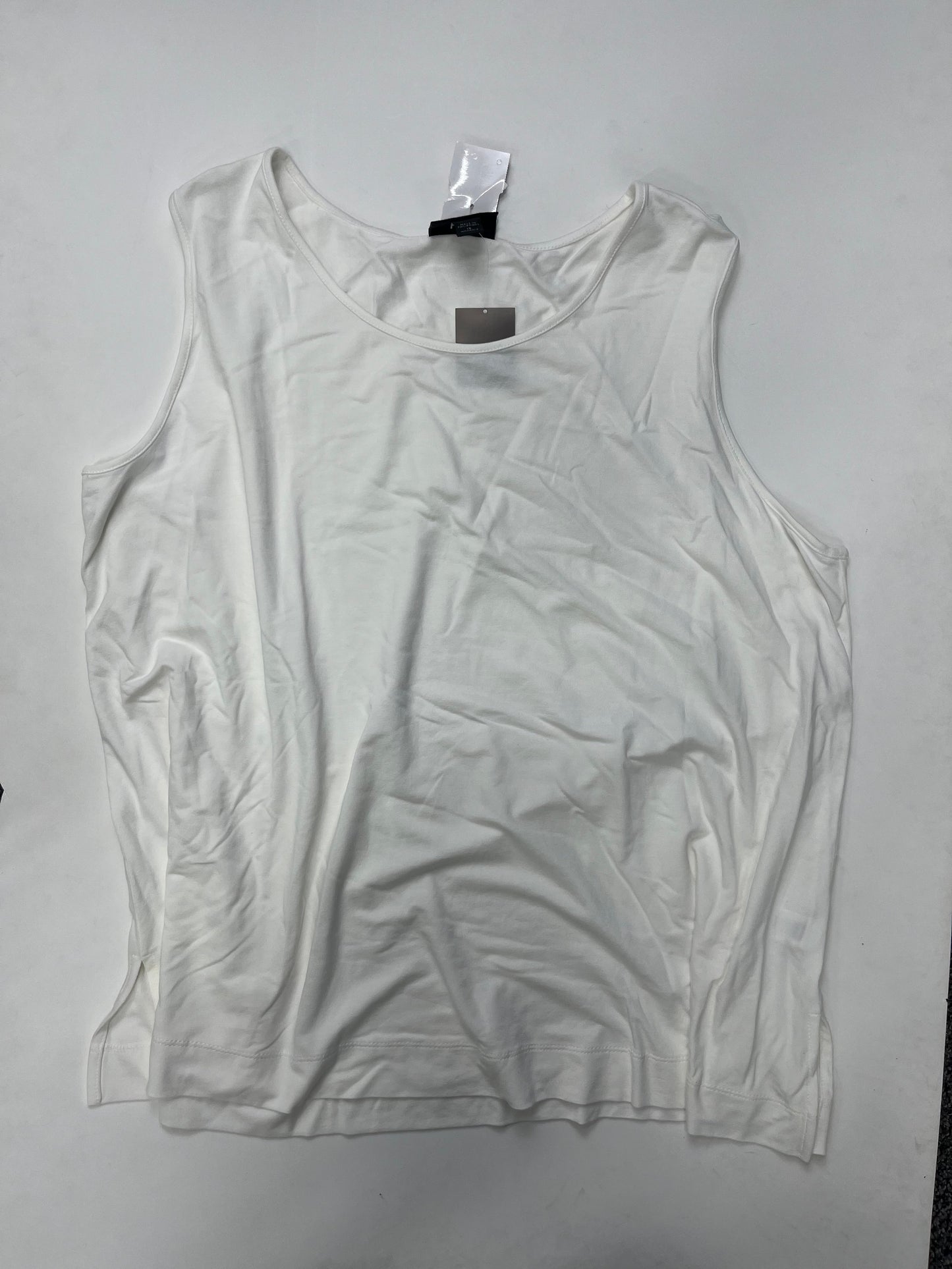 White Blouse Sleeveless J Jill, Size 1x