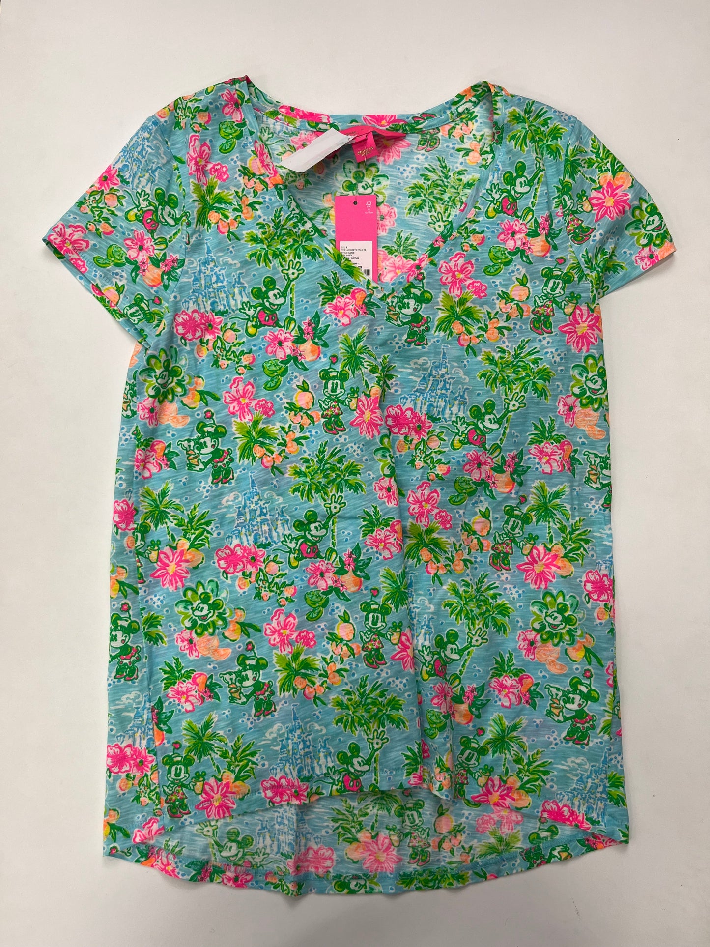 Multi-colored Top Short Sleeve Lilly Pulitzer NWT, Size Xs