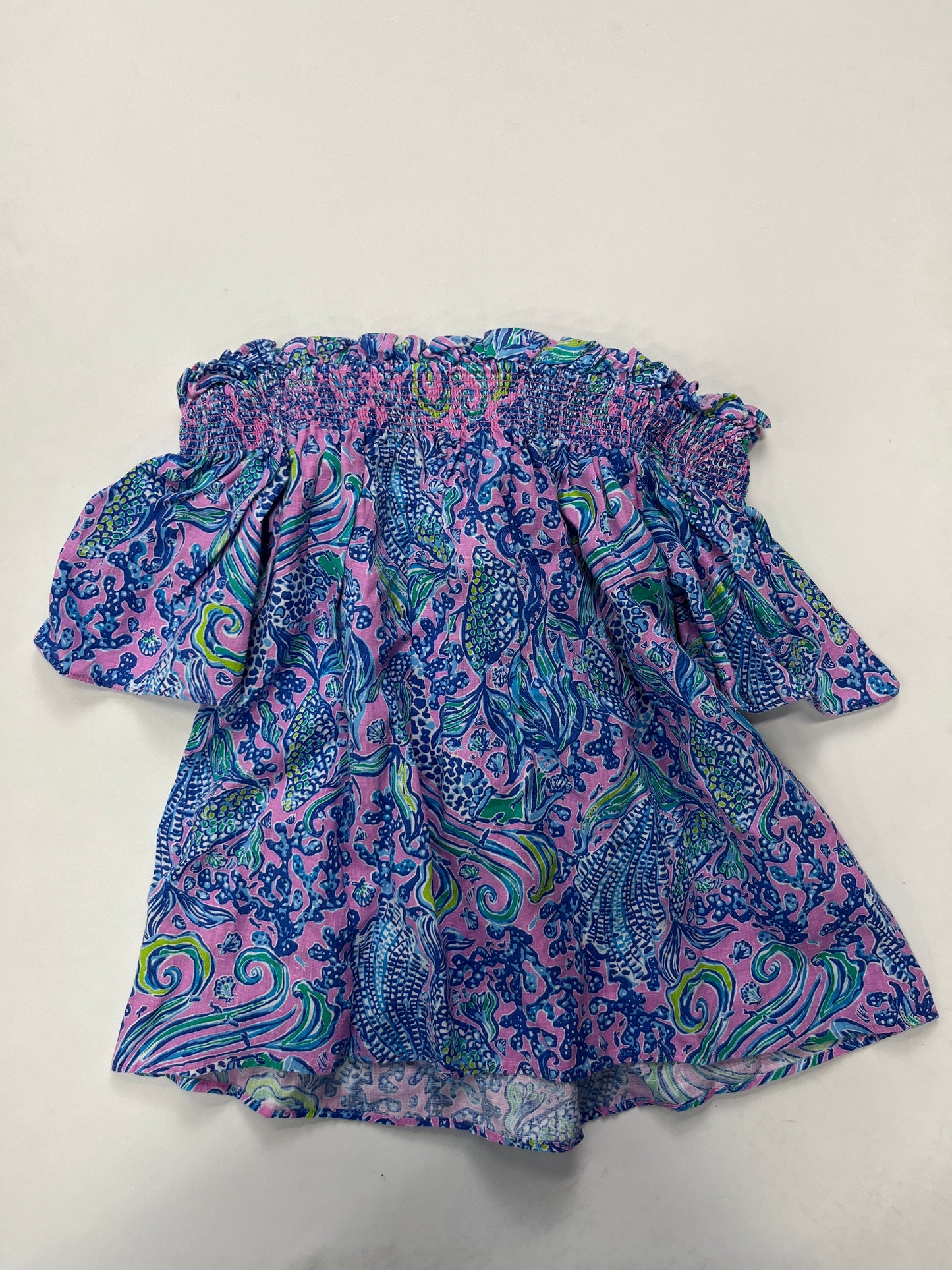 Multi-colored Top Short Sleeve Lilly Pulitzer NWT, Size Xs