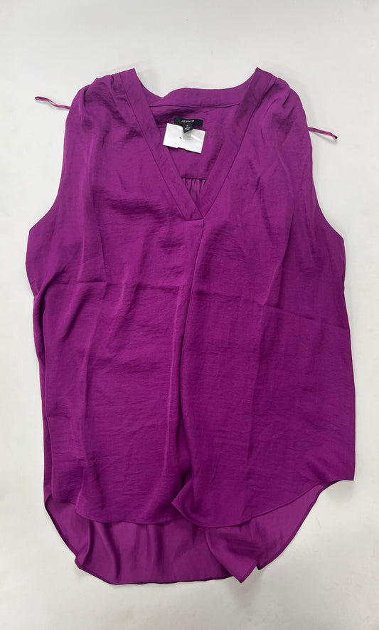 Purple Blouse Sleeveless Alfani, Size 1x