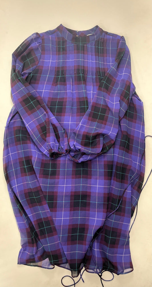 Plaid Dress Work Ann Taylor, Size M