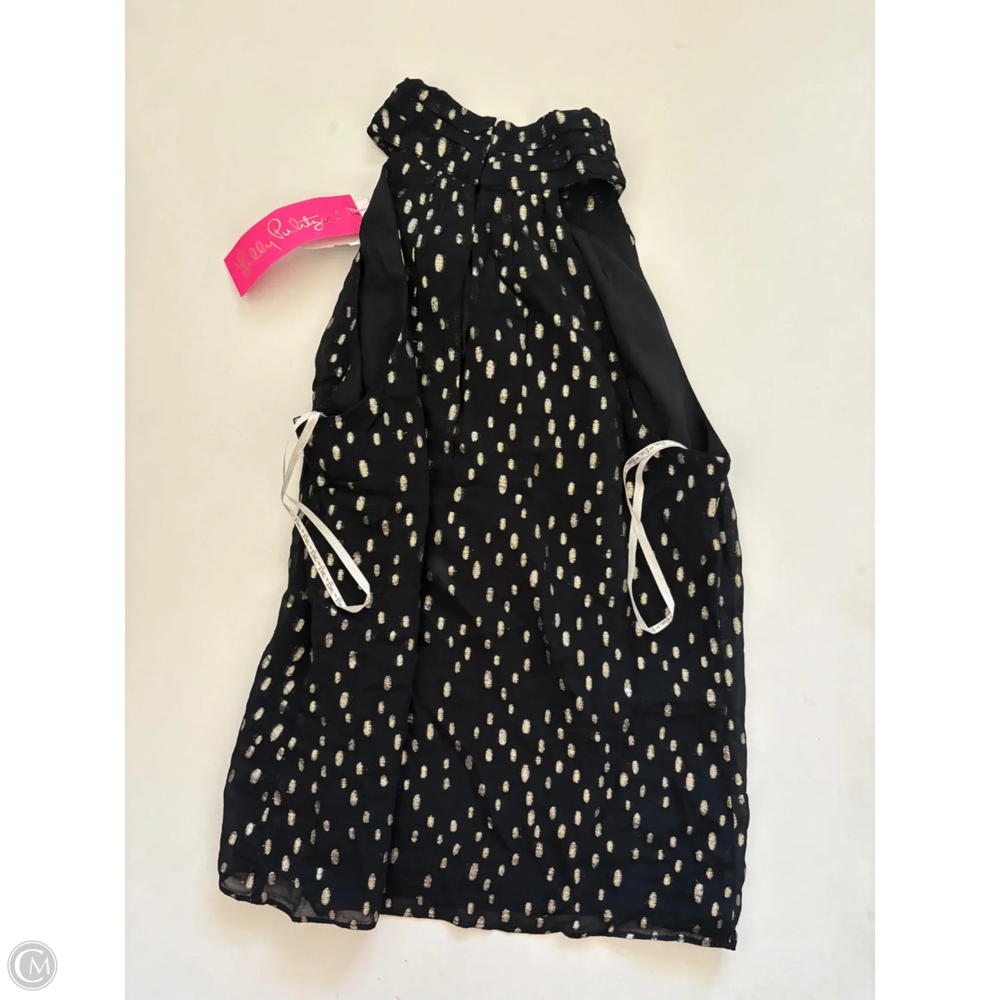 Blouse Sleeveless By Lilly Pulitzer In Black, Size: Xs