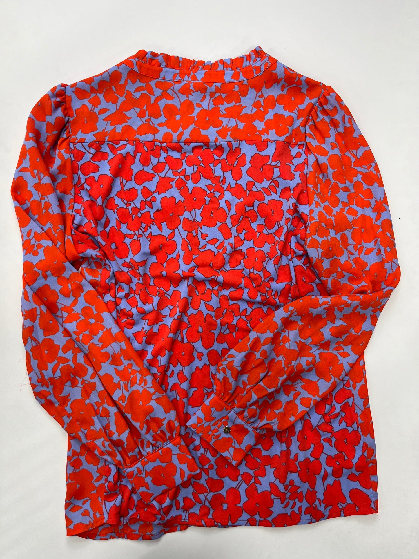 Orange Blouse Long Sleeve Ann Taylor NWT, Size S