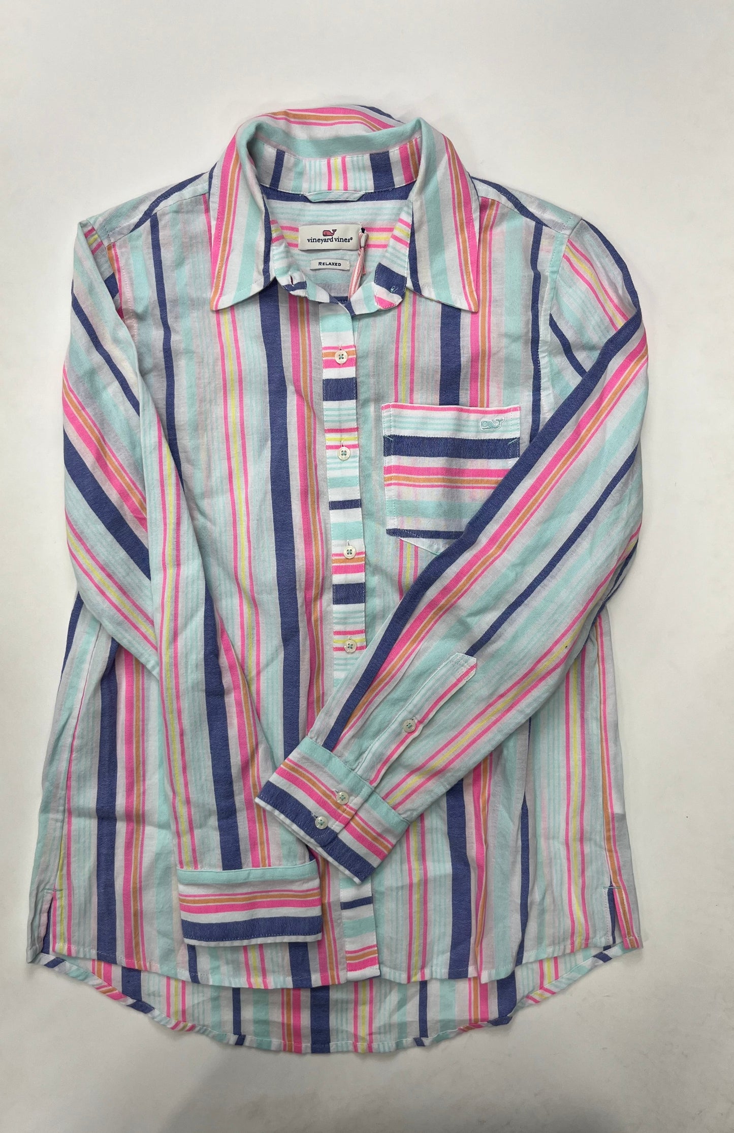 Striped Top Long Sleeve Vineyard Vines NWT, Size Xs