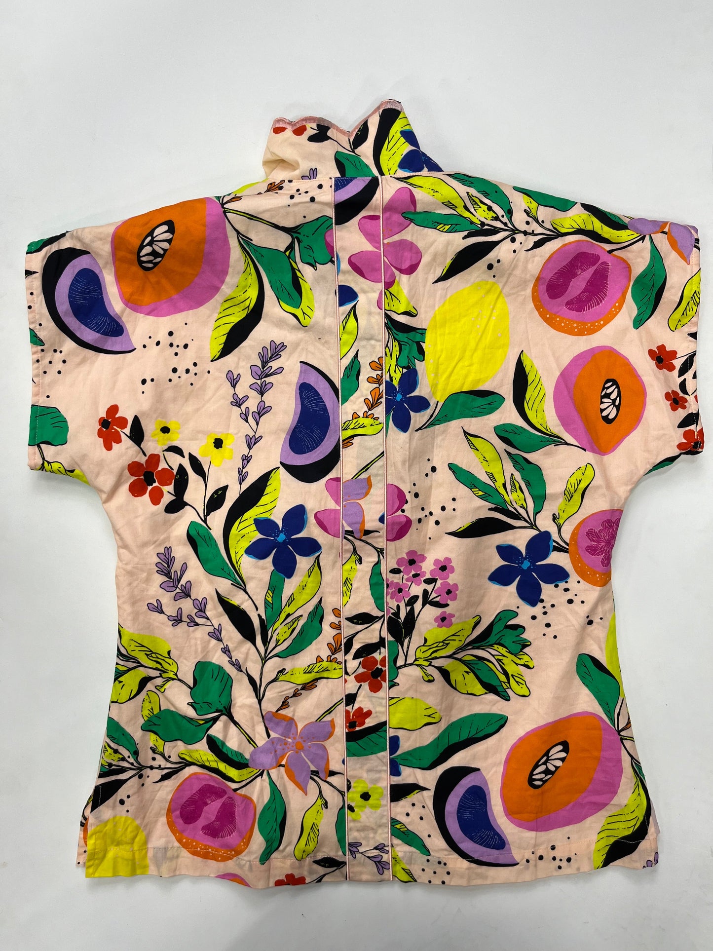 Floral Top Short Sleeve Emily McCarthy, Size Xxs