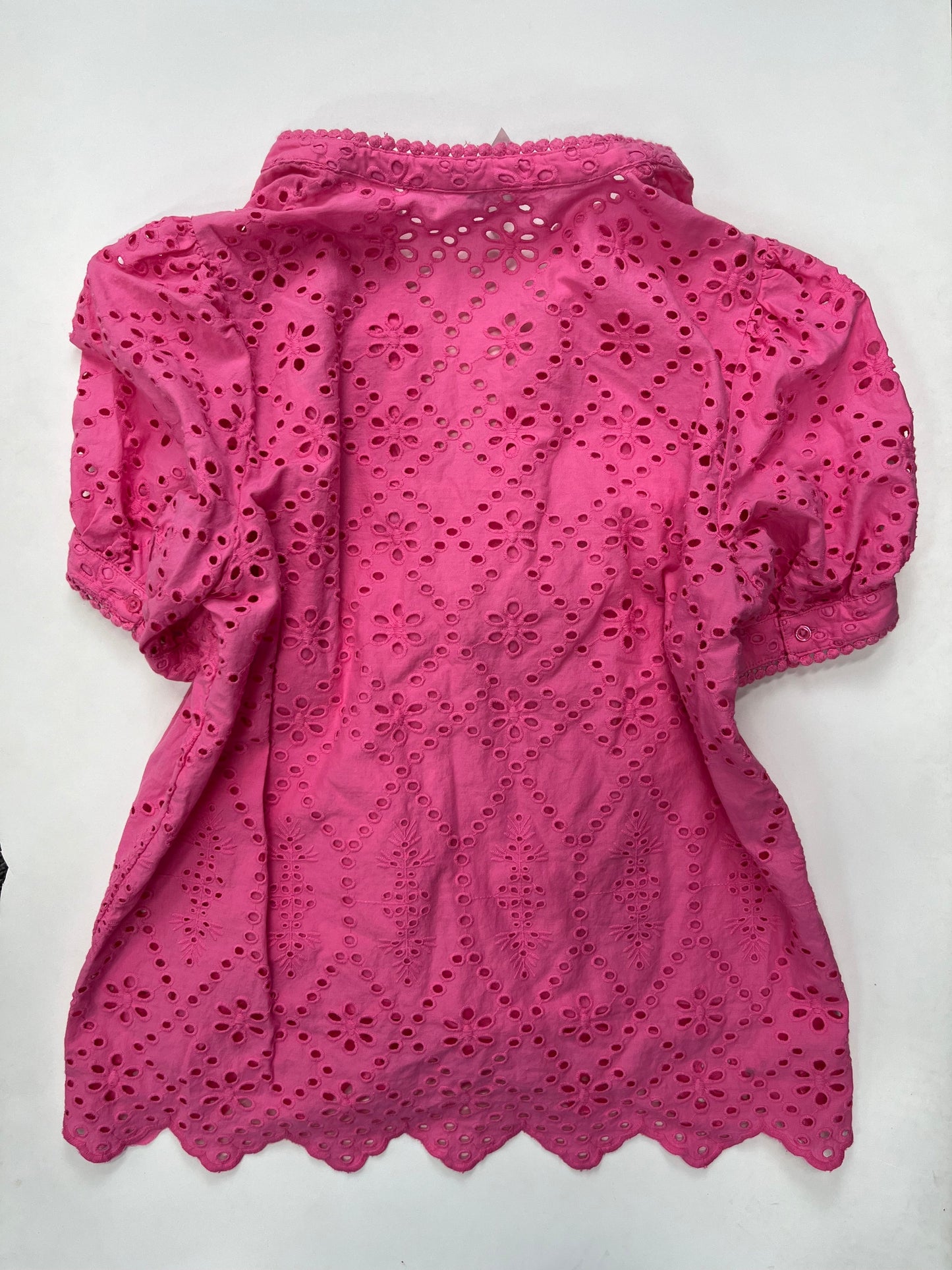 Pink Top Short Sleeve Crown And Ivy, Size M