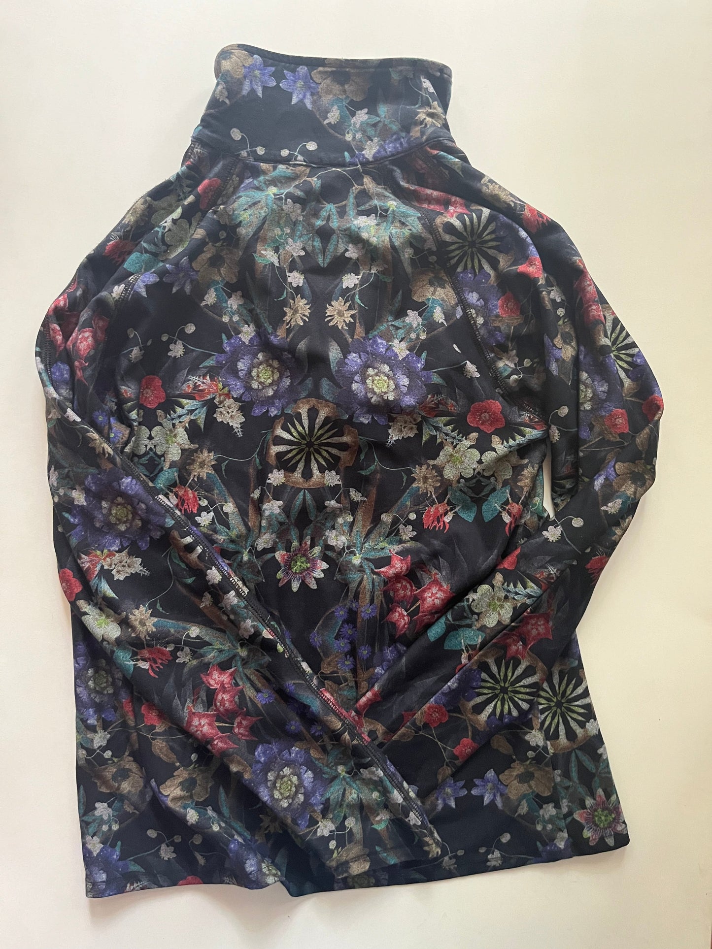 Floral Athletic Jacket Karen Kane, Size M