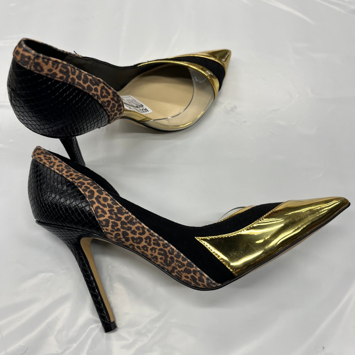 Animal Print Shoes Heels D Orsay Nine West, Size 8.5