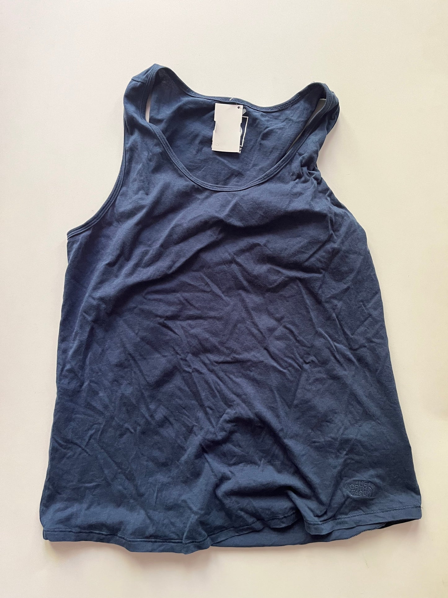 Athletic Tank Top By North Face In Navy, Size: M