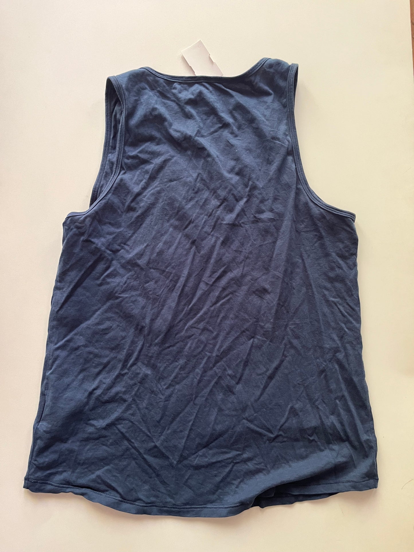 Athletic Tank Top By North Face In Navy, Size: M