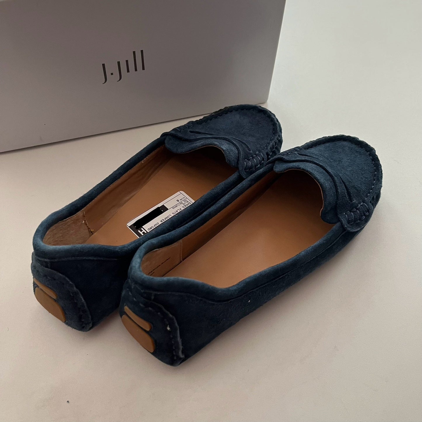 Shoes Flats Loafer Oxford By J Jill In Blue, Size: 8