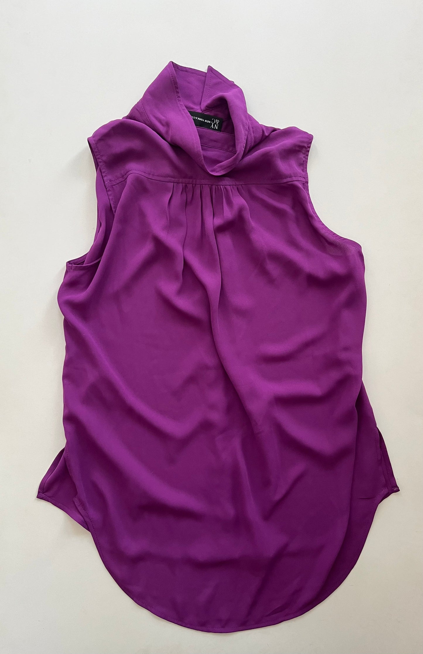 Blouse Sleeveless By New York And Co O In Purple, Size: S