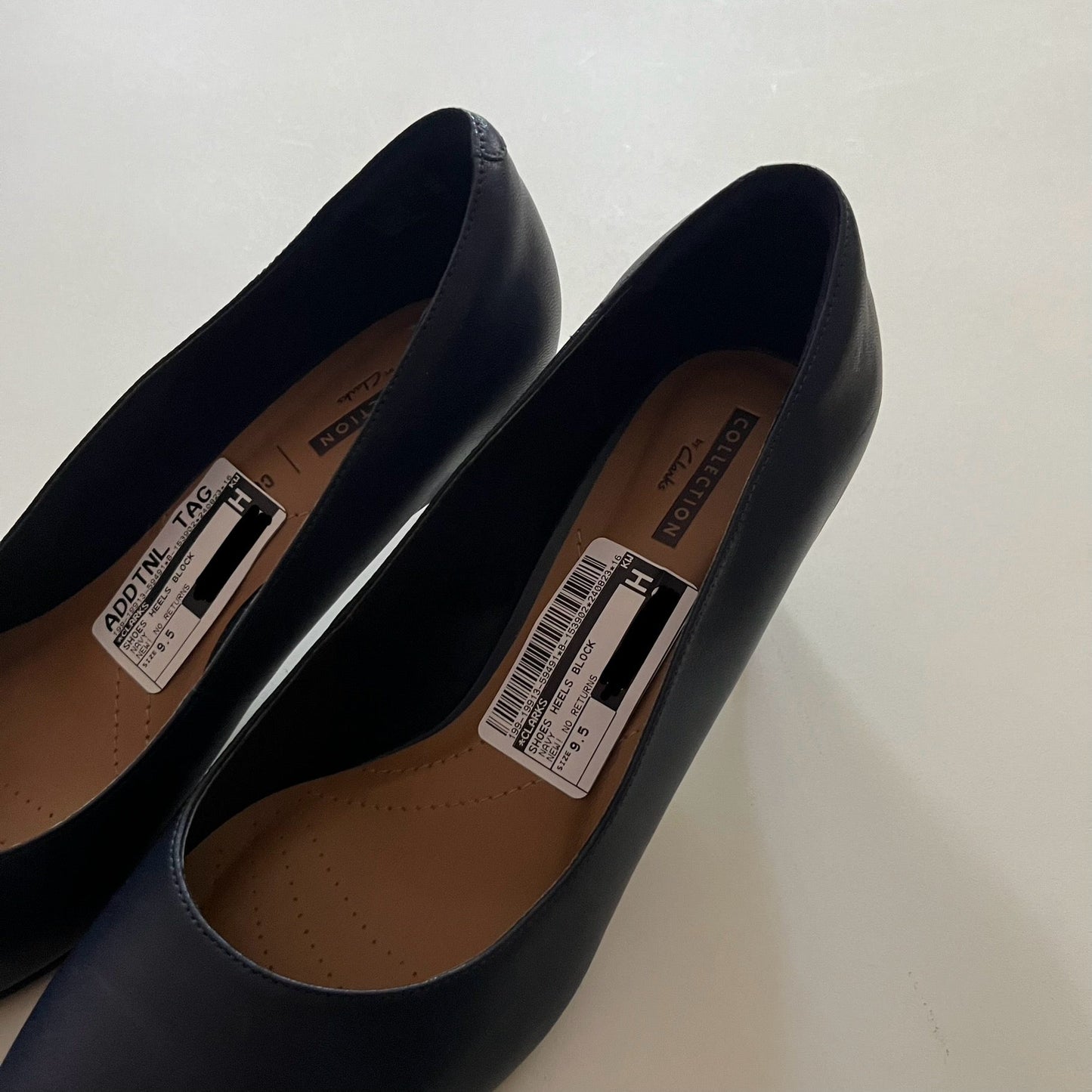 Shoes Heels Block By Clarks In Navy, Size: 9.5