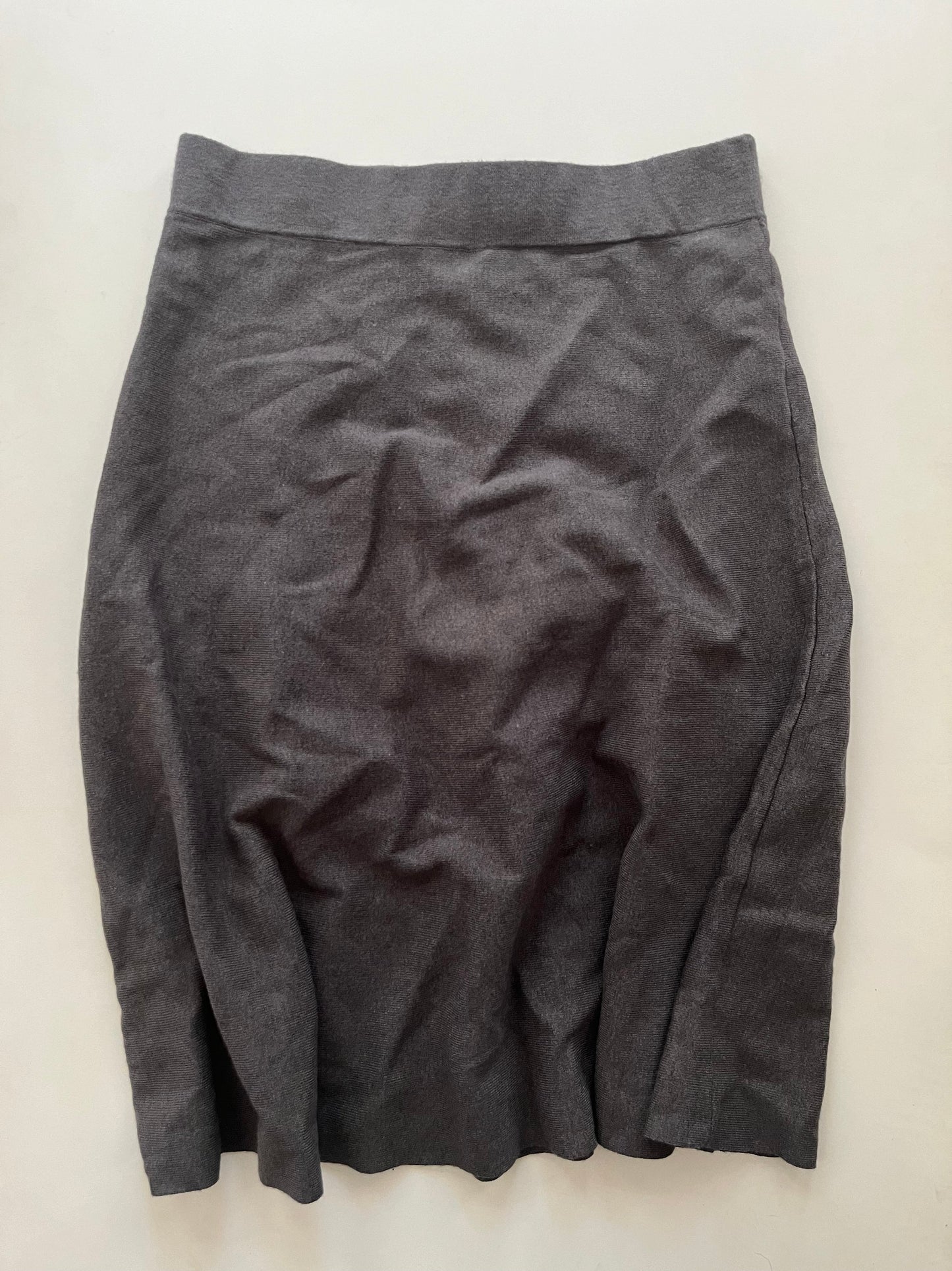 Skirt Midi By Liz Claiborne In Grey, Size: 4