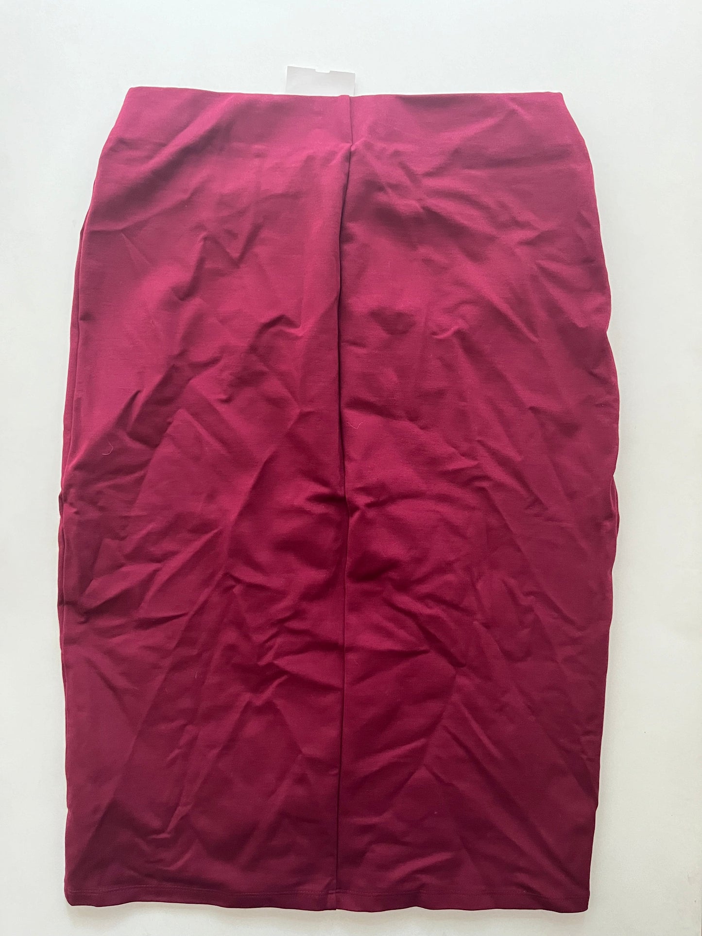 Skirt Midi By Liz Claiborne In Burgundy, Size: 8