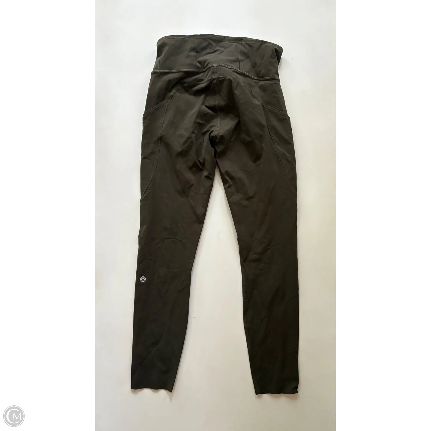 Athletic Leggings By Lululemon In Green, Size: S