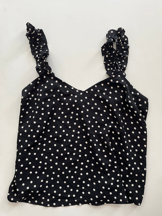 Blouse Sleeveless By Express In Polkadot, Size: L